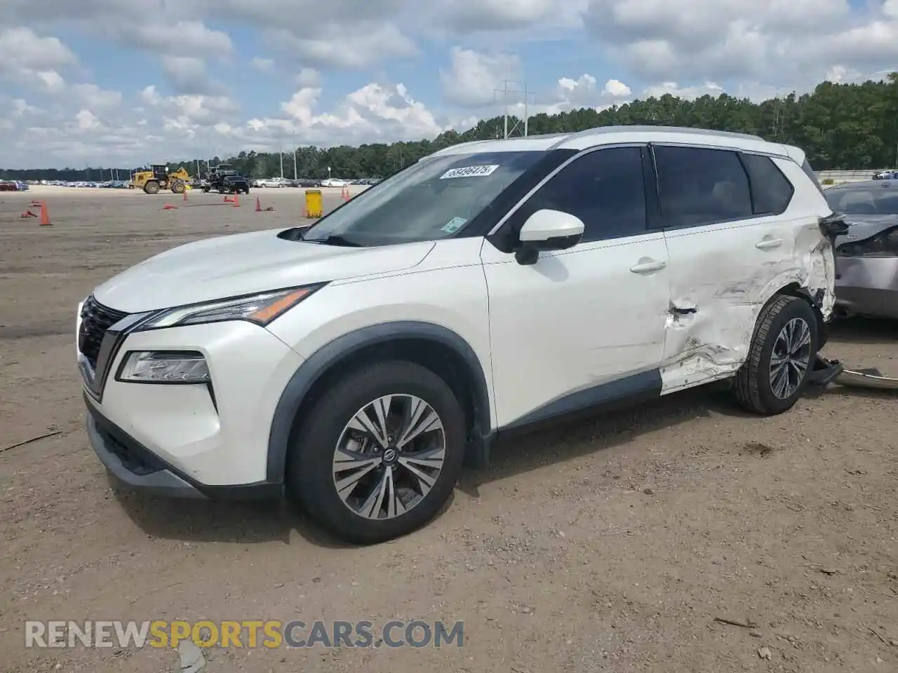1 Photograph of a damaged car 5N1AT3BAXMC691346 NISSAN ROGUE 2021