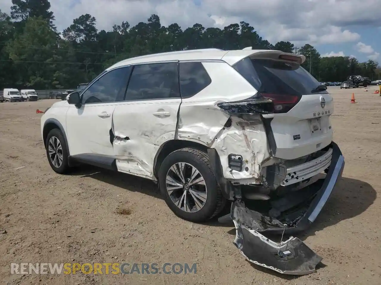 2 Photograph of a damaged car 5N1AT3BAXMC691346 NISSAN ROGUE 2021
