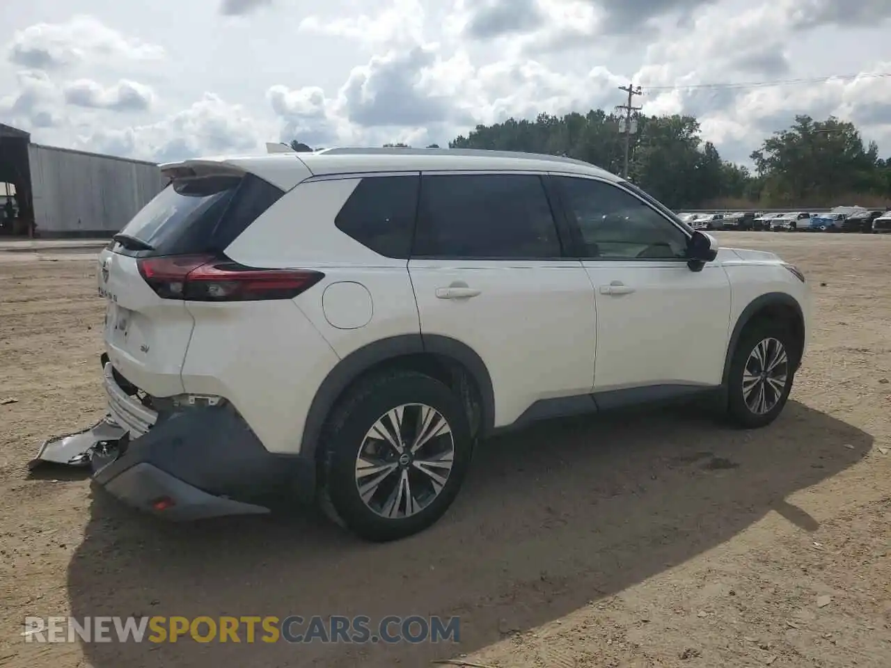 3 Photograph of a damaged car 5N1AT3BAXMC691346 NISSAN ROGUE 2021