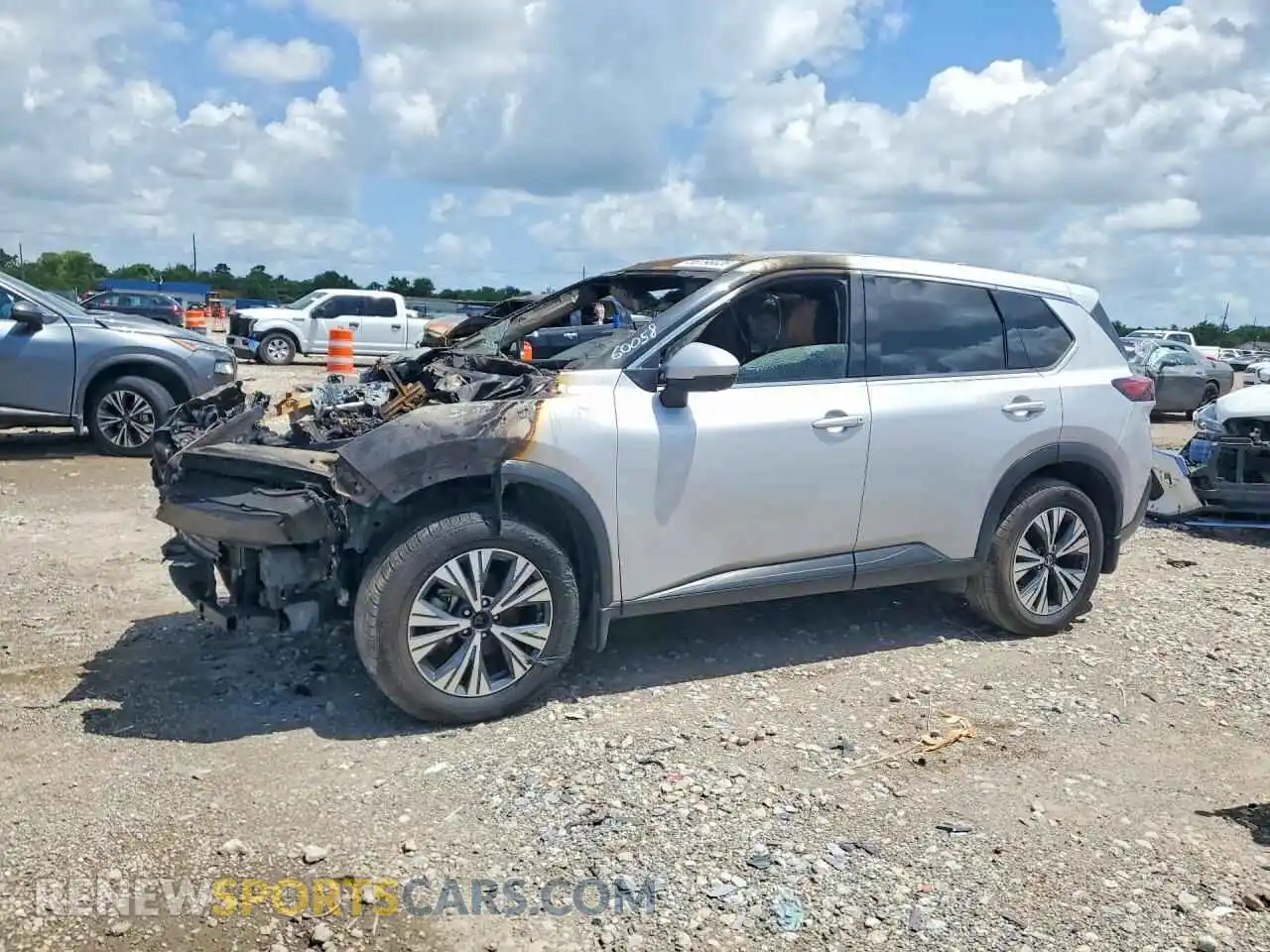 1 fotografías del automóvil dañado 5N1AT3BAXMC694960 NISSAN ROGUE 2021