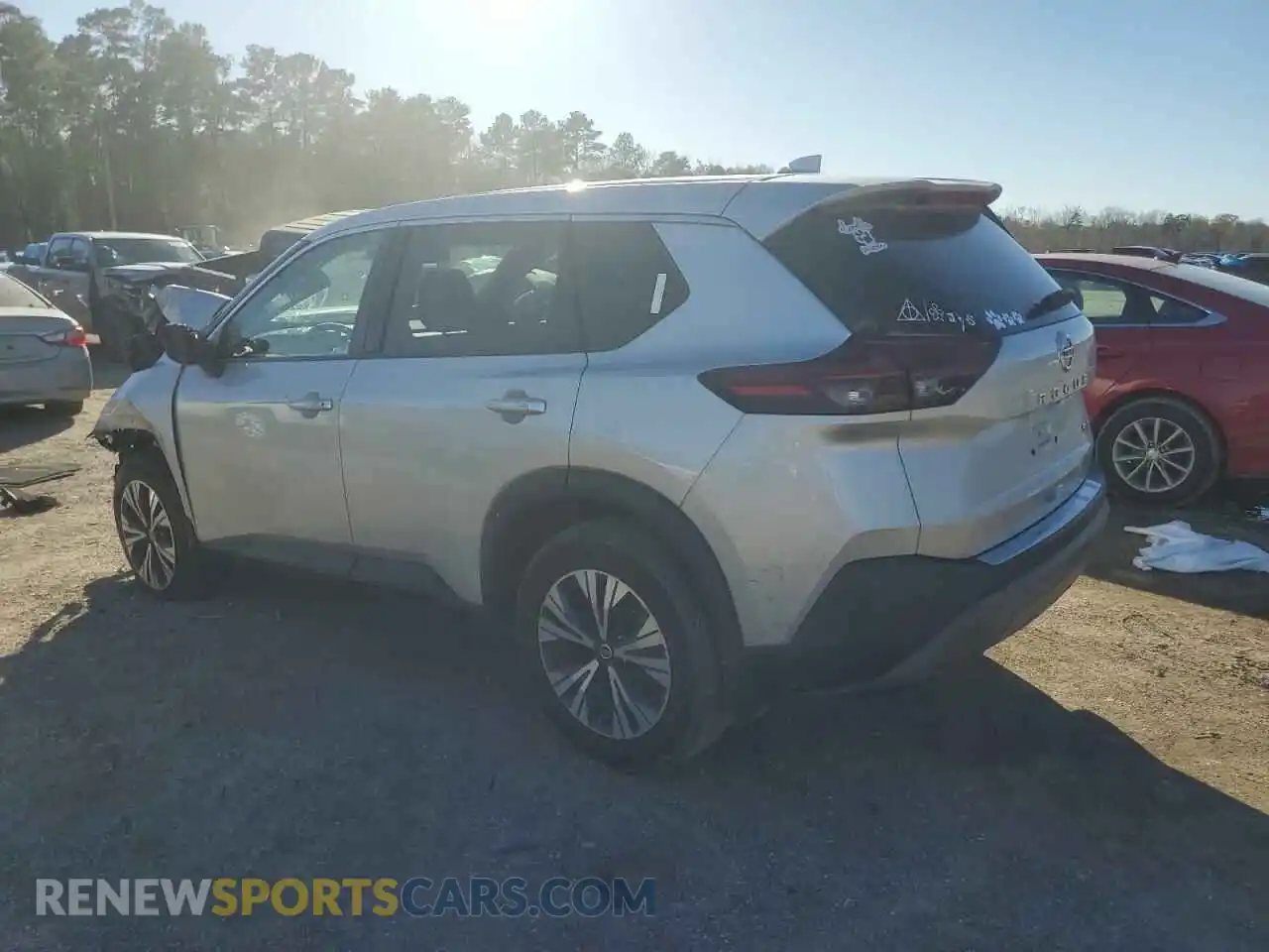 2 Photograph of a damaged car 5N1AT3BAXMC708842 NISSAN ROGUE 2021