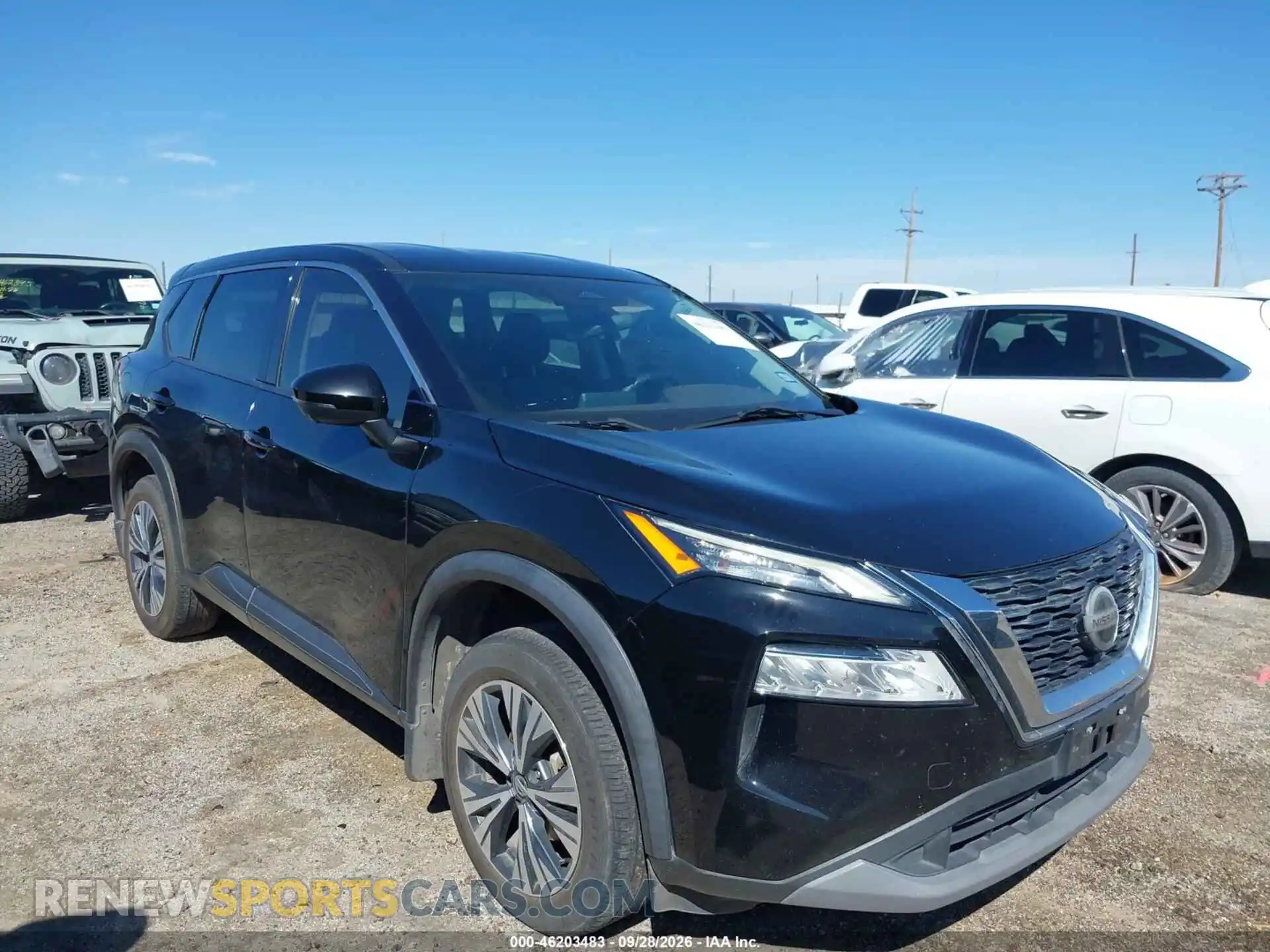 1 Photograph of a damaged car 5N1AT3BAXMC724233 NISSAN ROGUE 2021