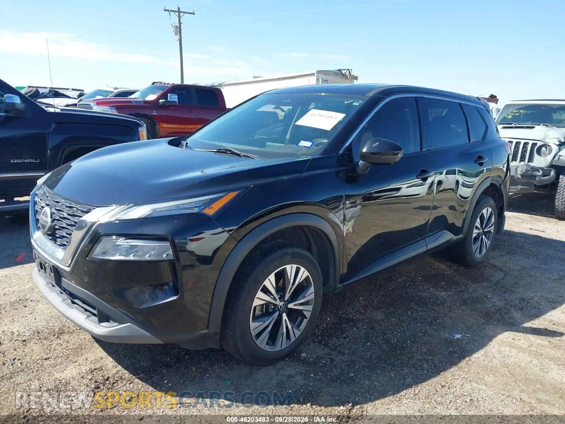 2 Photograph of a damaged car 5N1AT3BAXMC724233 NISSAN ROGUE 2021