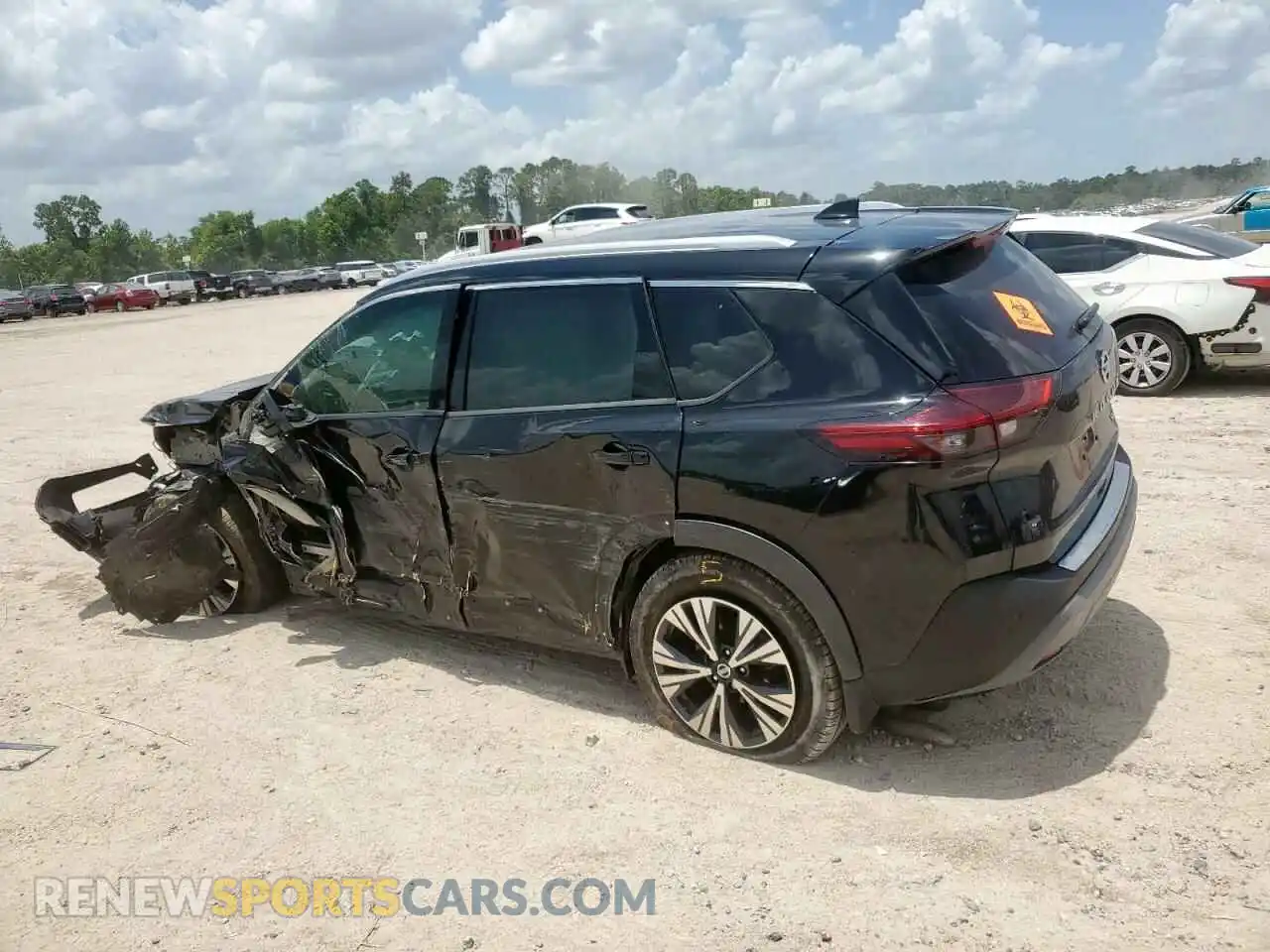 2 Photograph of a damaged car 5N1AT3BAXMC736835 NISSAN ROGUE 2021
