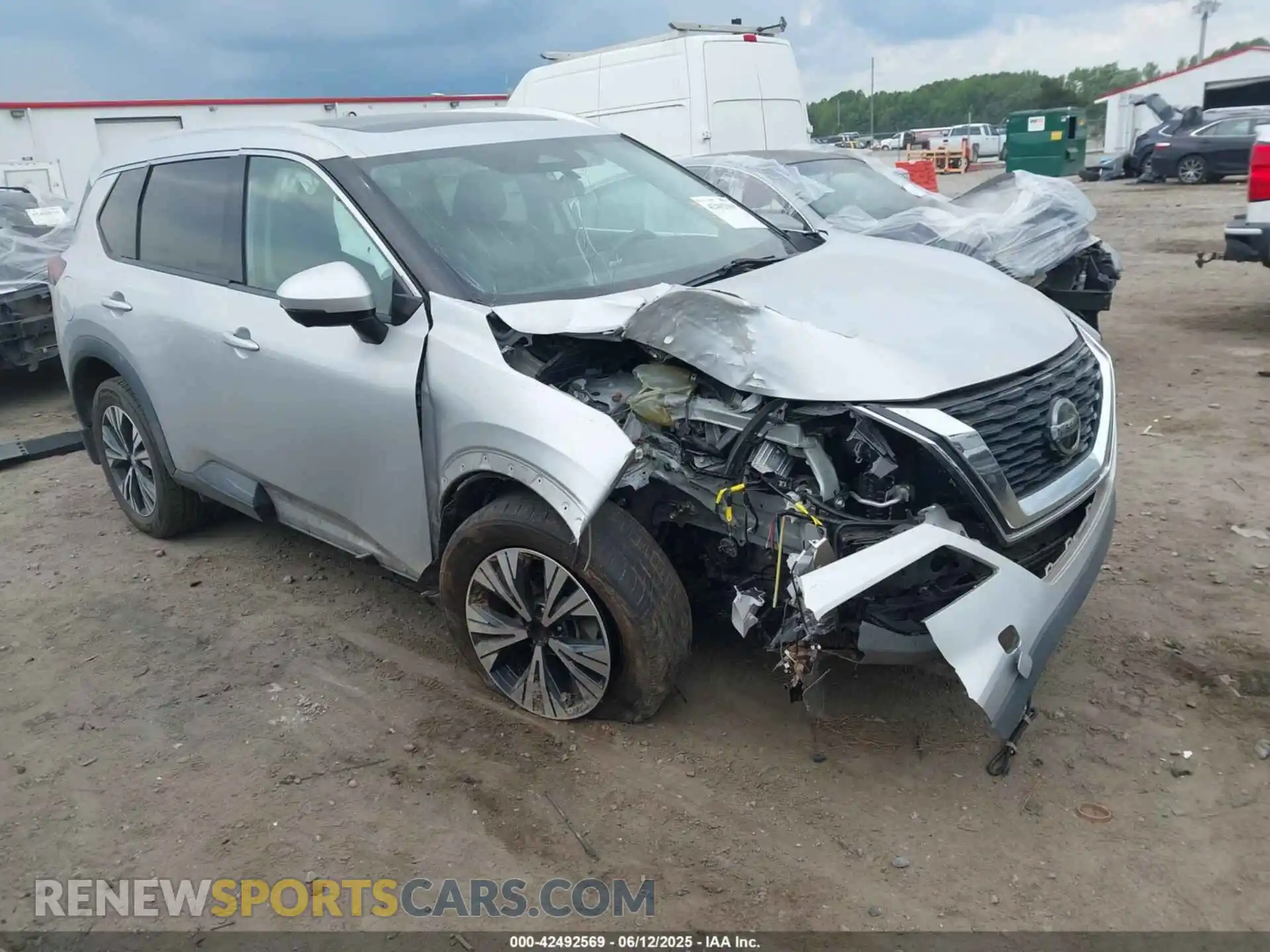 1 Photograph of a damaged car 5N1AT3BAXMC772444 NISSAN ROGUE 2021
