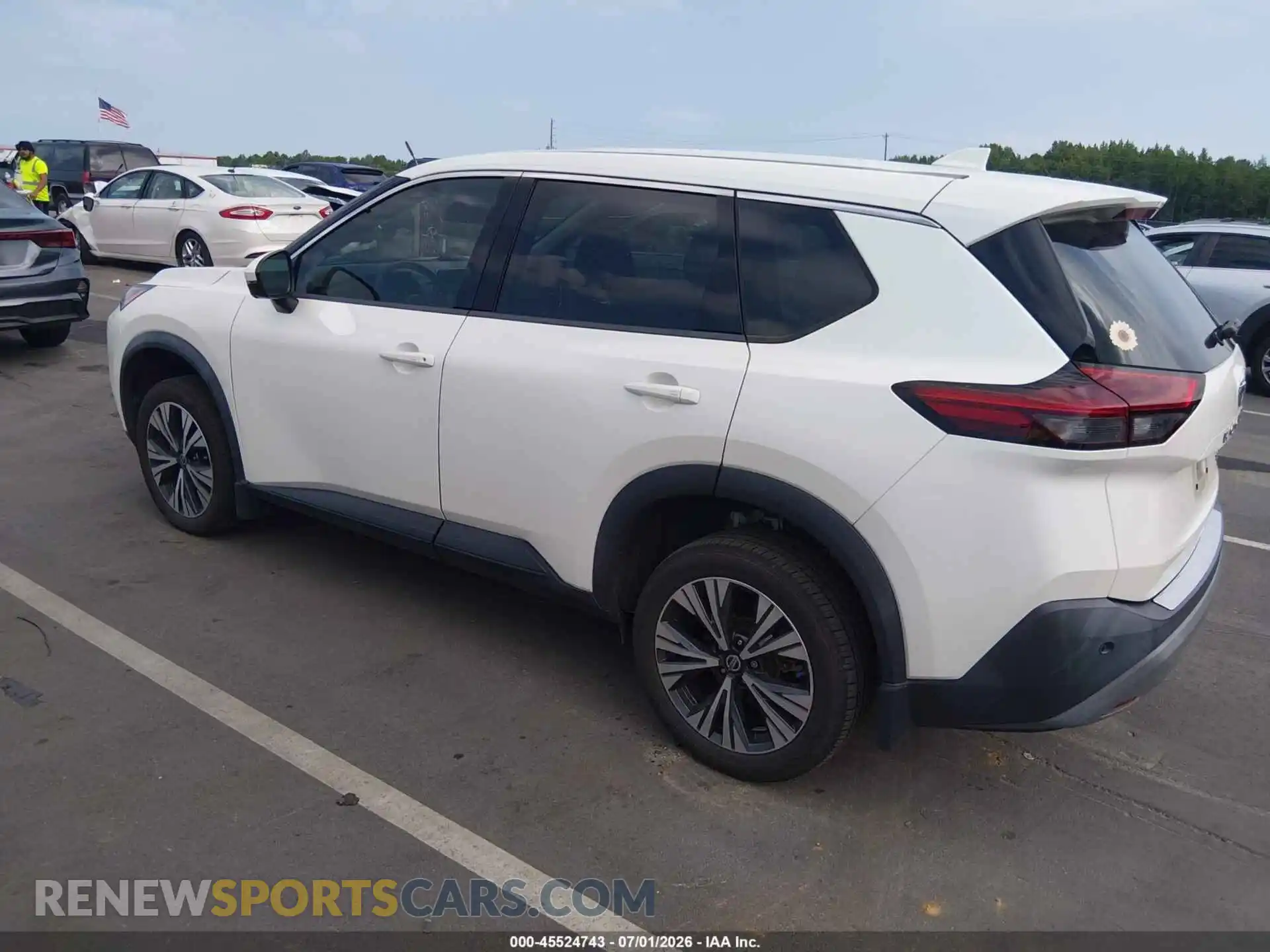 3 fotografías del automóvil dañado 5N1AT3BAXMC785694 NISSAN ROGUE 2021
