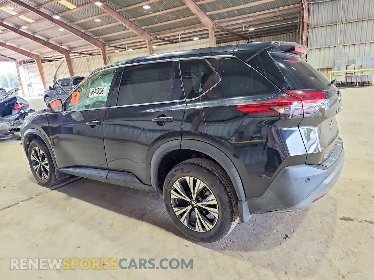 2 fotografías del automóvil dañado 5N1AT3BAXMC793391 NISSAN ROGUE 2021