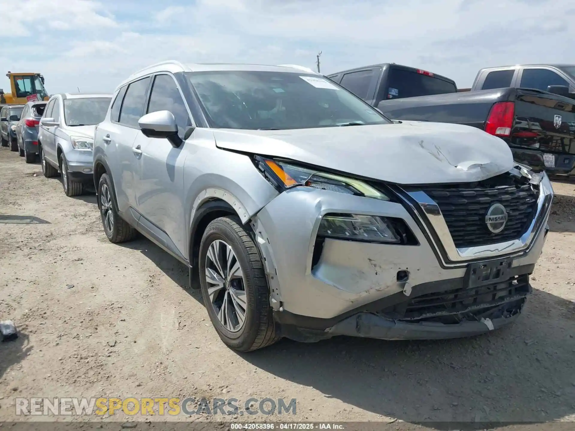 1 Photograph of a damaged car 5N1AT3BAXMC796128 NISSAN ROGUE 2021