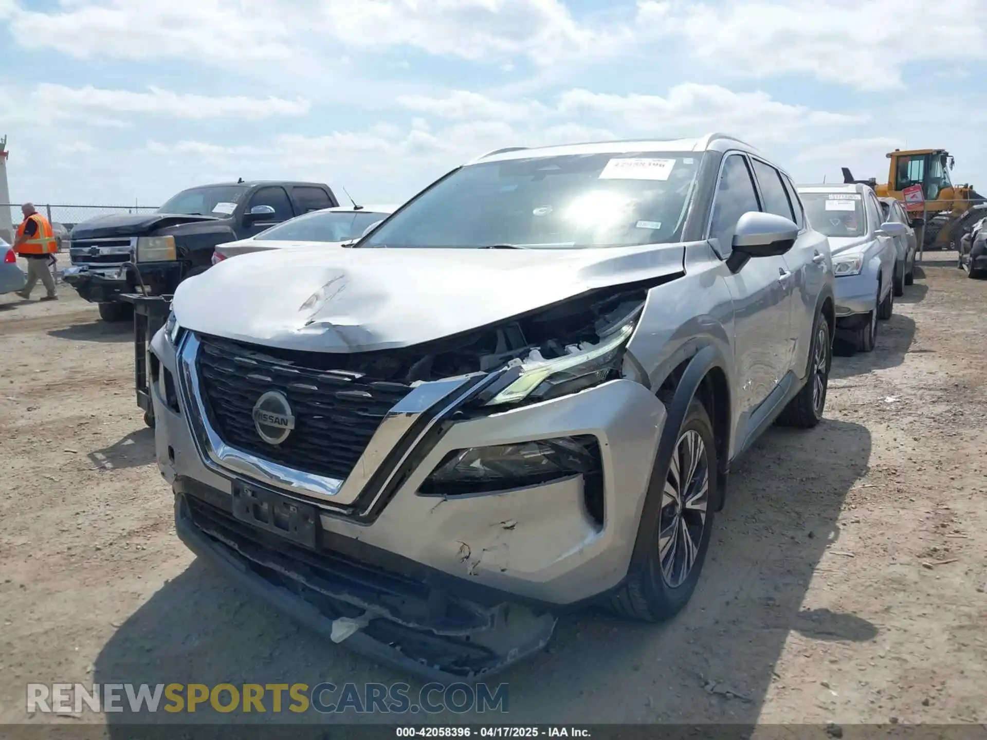 2 Photograph of a damaged car 5N1AT3BAXMC796128 NISSAN ROGUE 2021