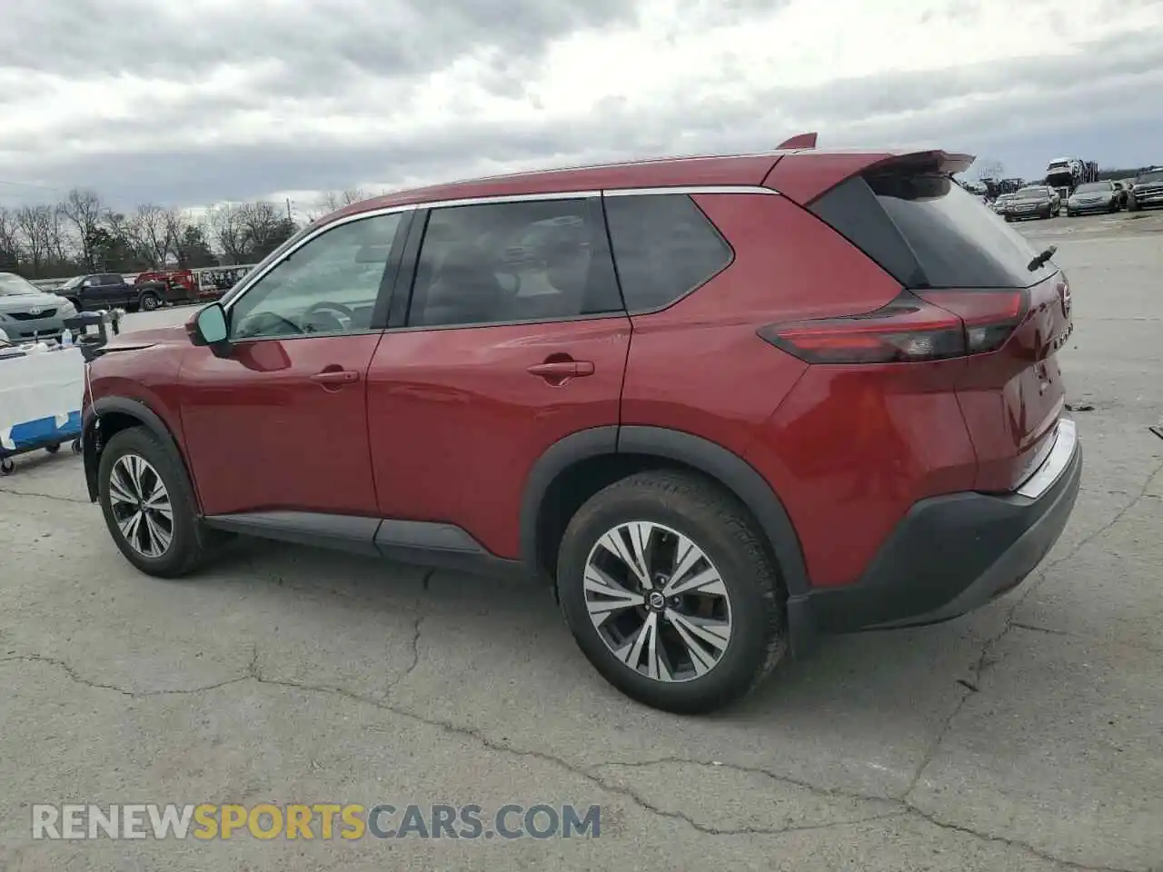 2 Photograph of a damaged car 5N1AT3BAXMC850205 NISSAN ROGUE 2021