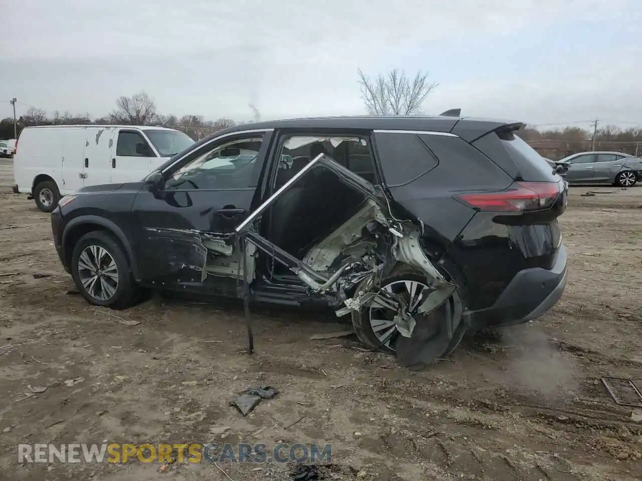 2 Photograph of a damaged car 5N1AT3BB0MC705019 NISSAN ROGUE 2021