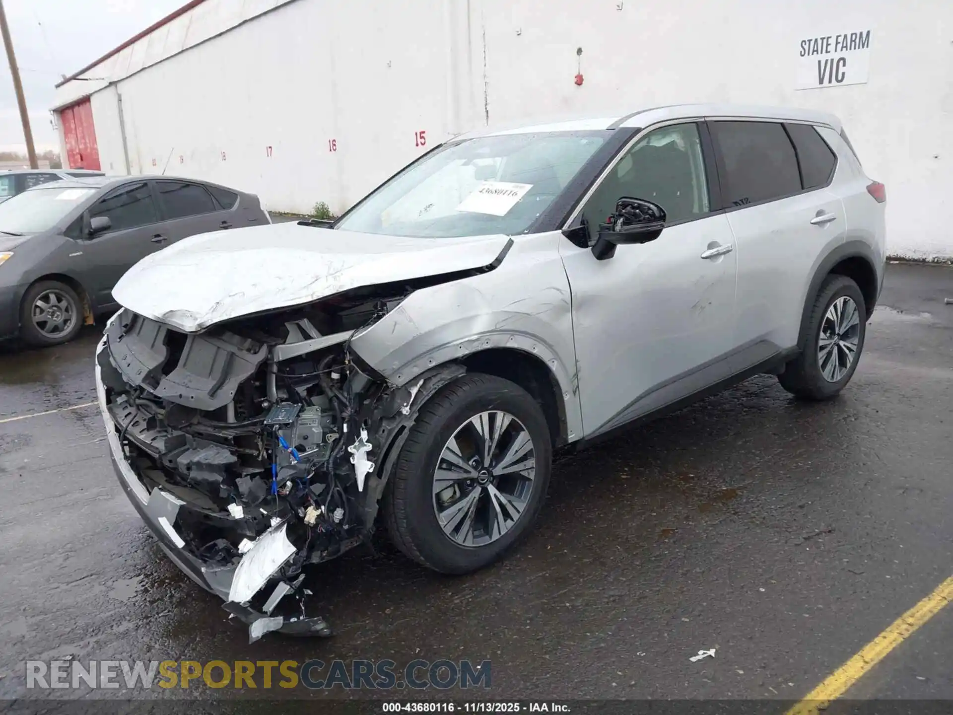 2 Photograph of a damaged car 5N1AT3BB0MC718532 NISSAN ROGUE 2021