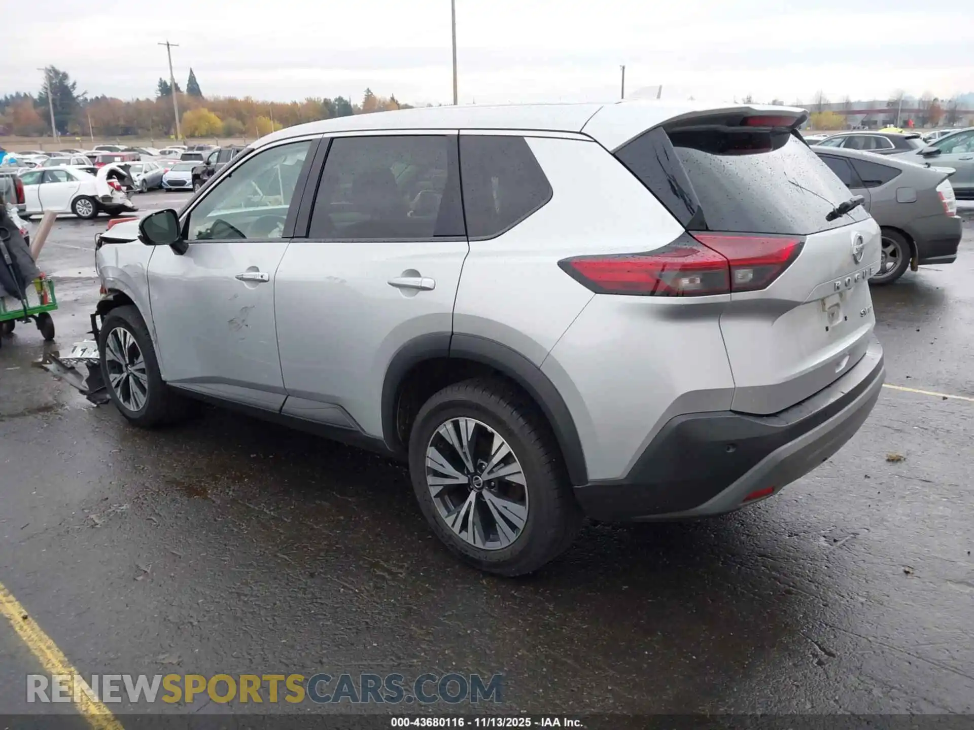 3 Photograph of a damaged car 5N1AT3BB0MC718532 NISSAN ROGUE 2021