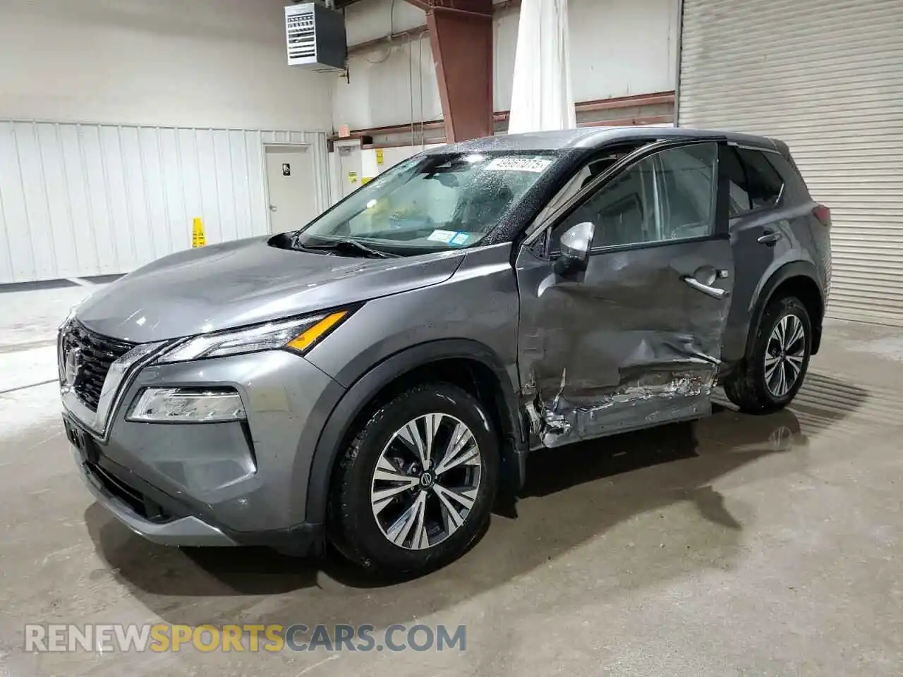 1 Photograph of a damaged car 5N1AT3BB0MC720541 NISSAN ROGUE 2021