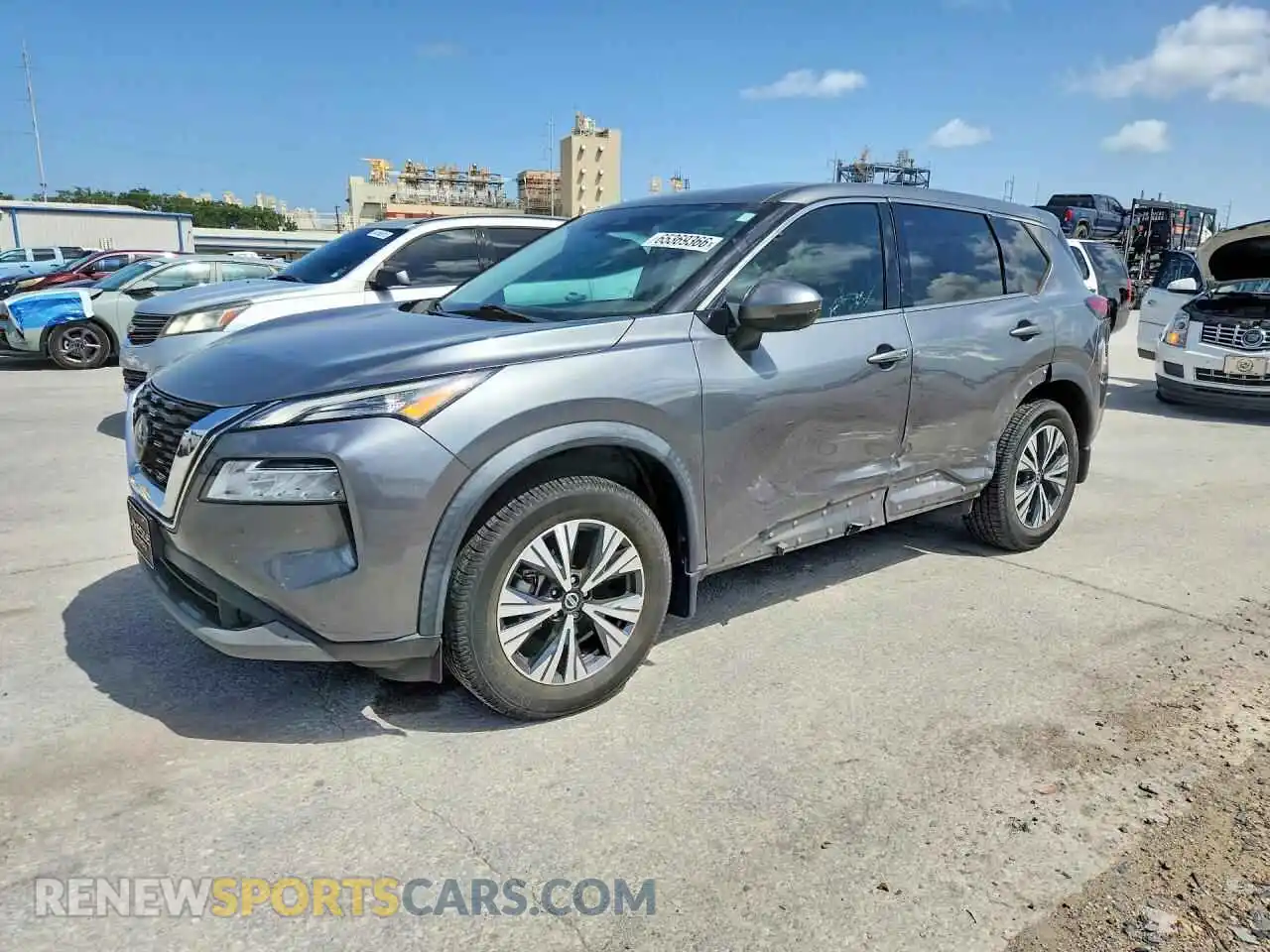 1 Photograph of a damaged car 5N1AT3BB0MC758481 NISSAN ROGUE 2021