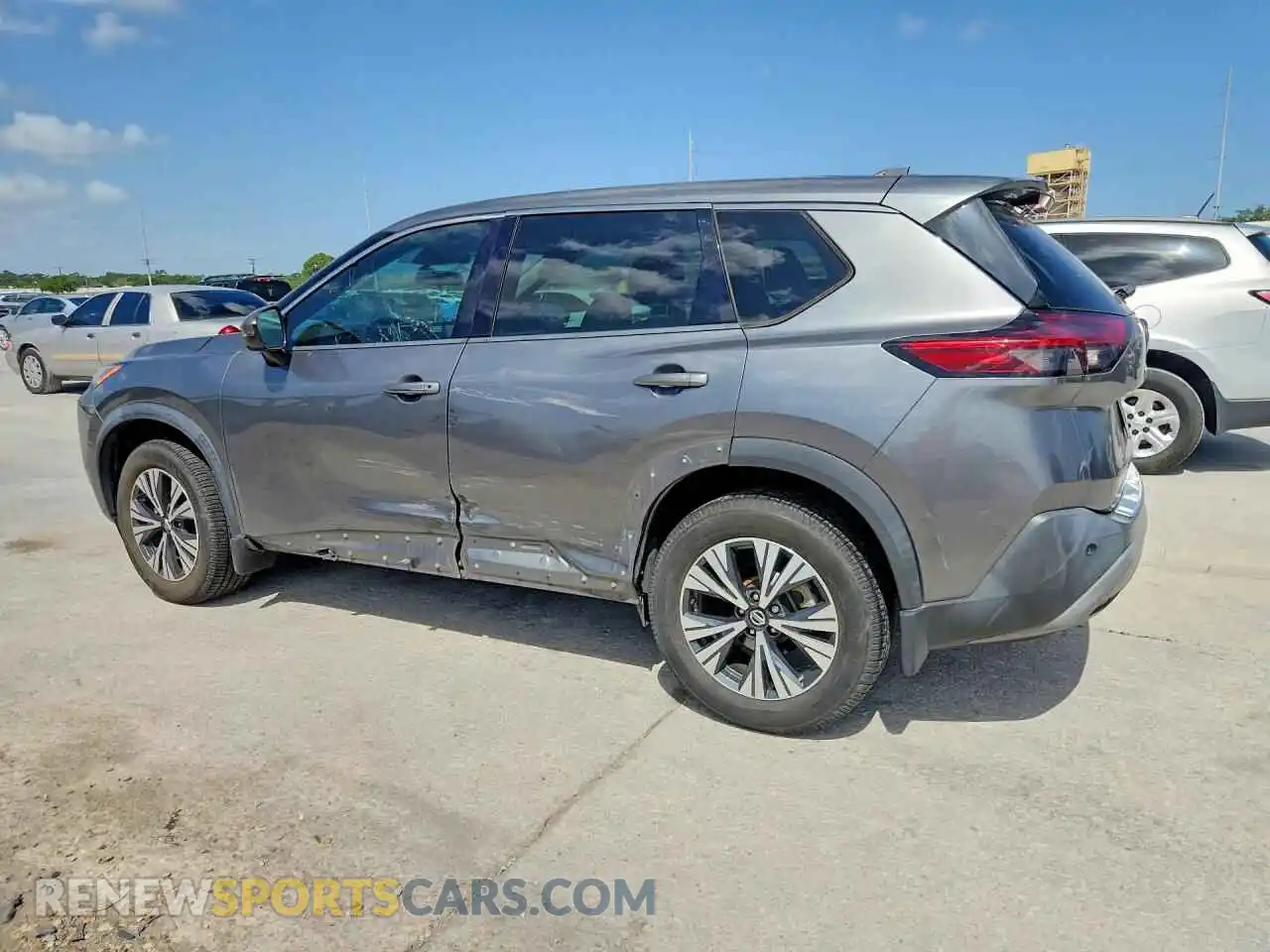 2 Photograph of a damaged car 5N1AT3BB0MC758481 NISSAN ROGUE 2021