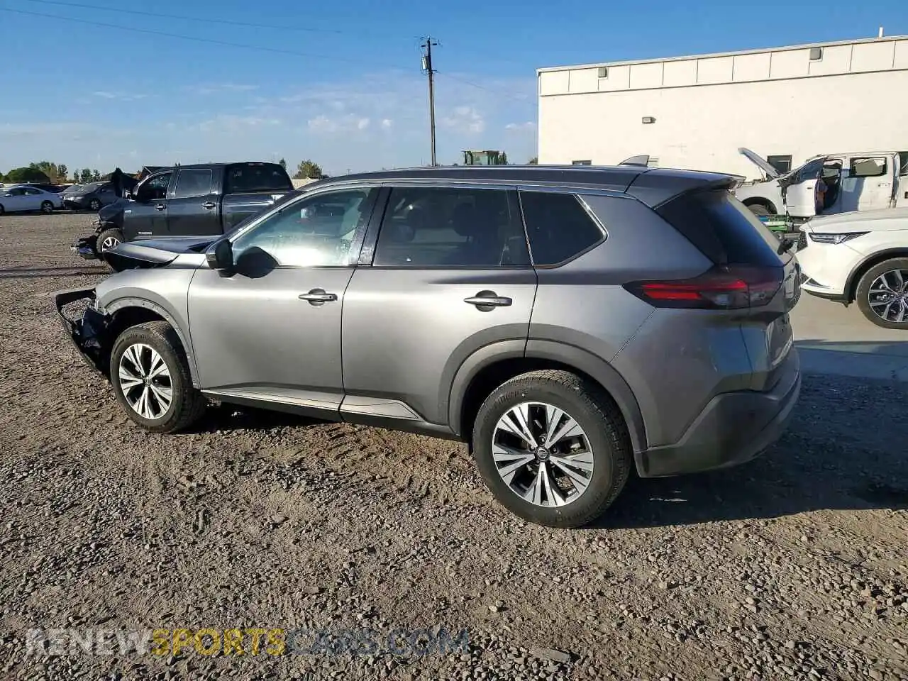 2 Photograph of a damaged car 5N1AT3BB0MC765303 NISSAN ROGUE 2021