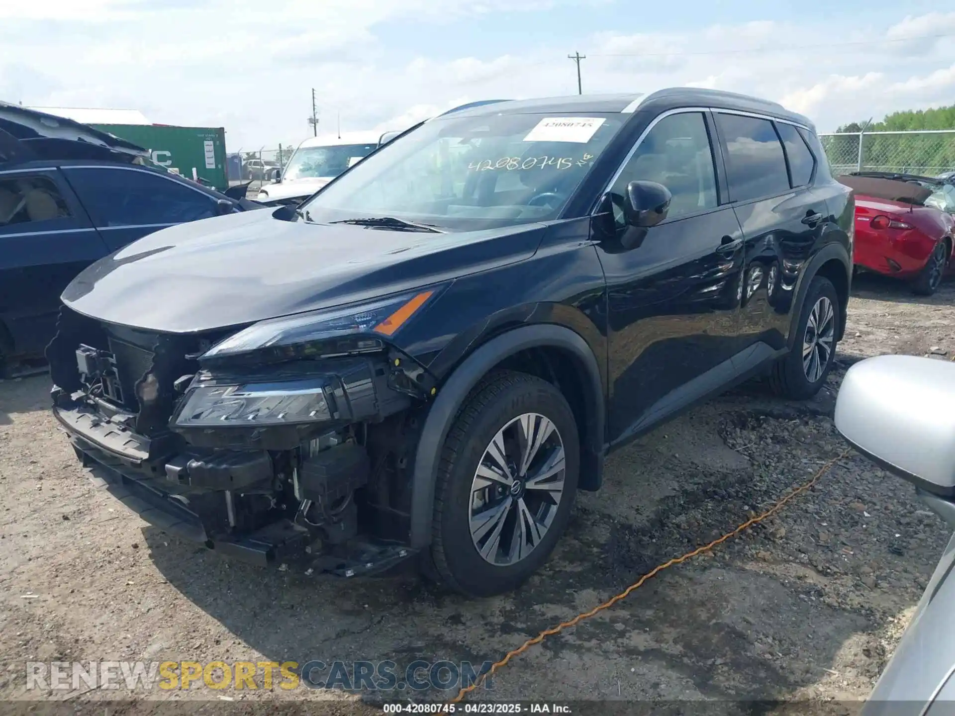 2 Photograph of a damaged car 5N1AT3BB0MC776740 NISSAN ROGUE 2021