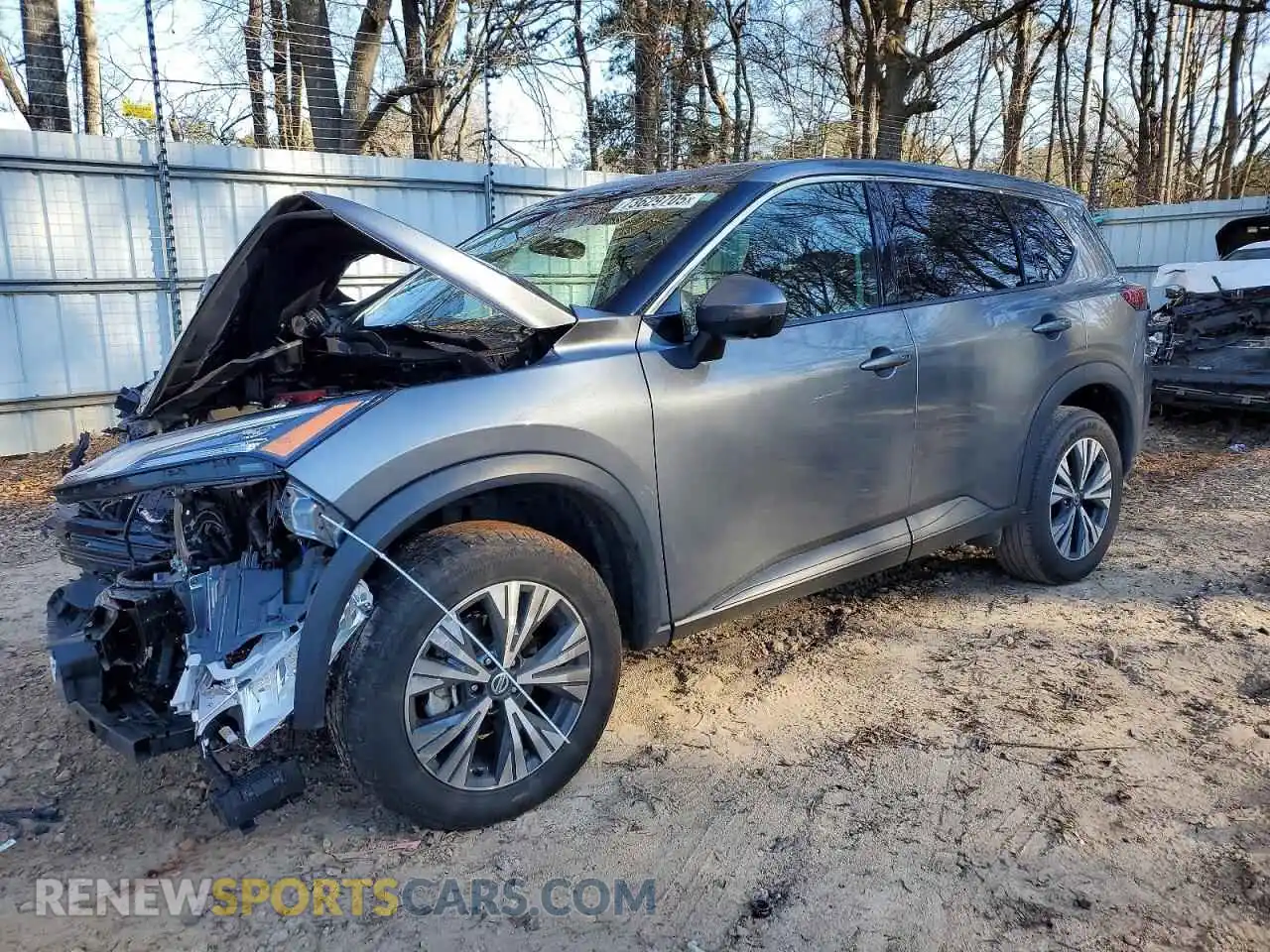 1 Photograph of a damaged car 5N1AT3BB0MC791402 NISSAN ROGUE 2021