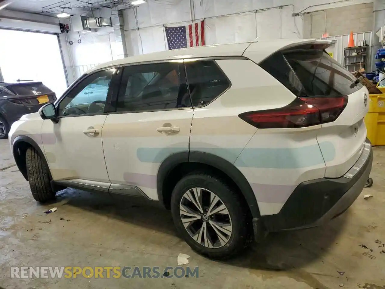 2 Photograph of a damaged car 5N1AT3BB0MC804181 NISSAN ROGUE 2021