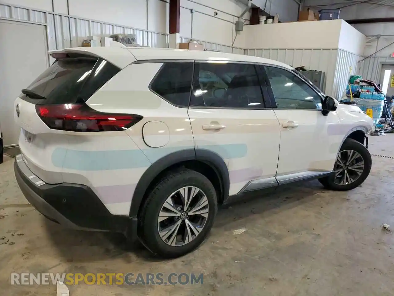 3 Photograph of a damaged car 5N1AT3BB0MC804181 NISSAN ROGUE 2021