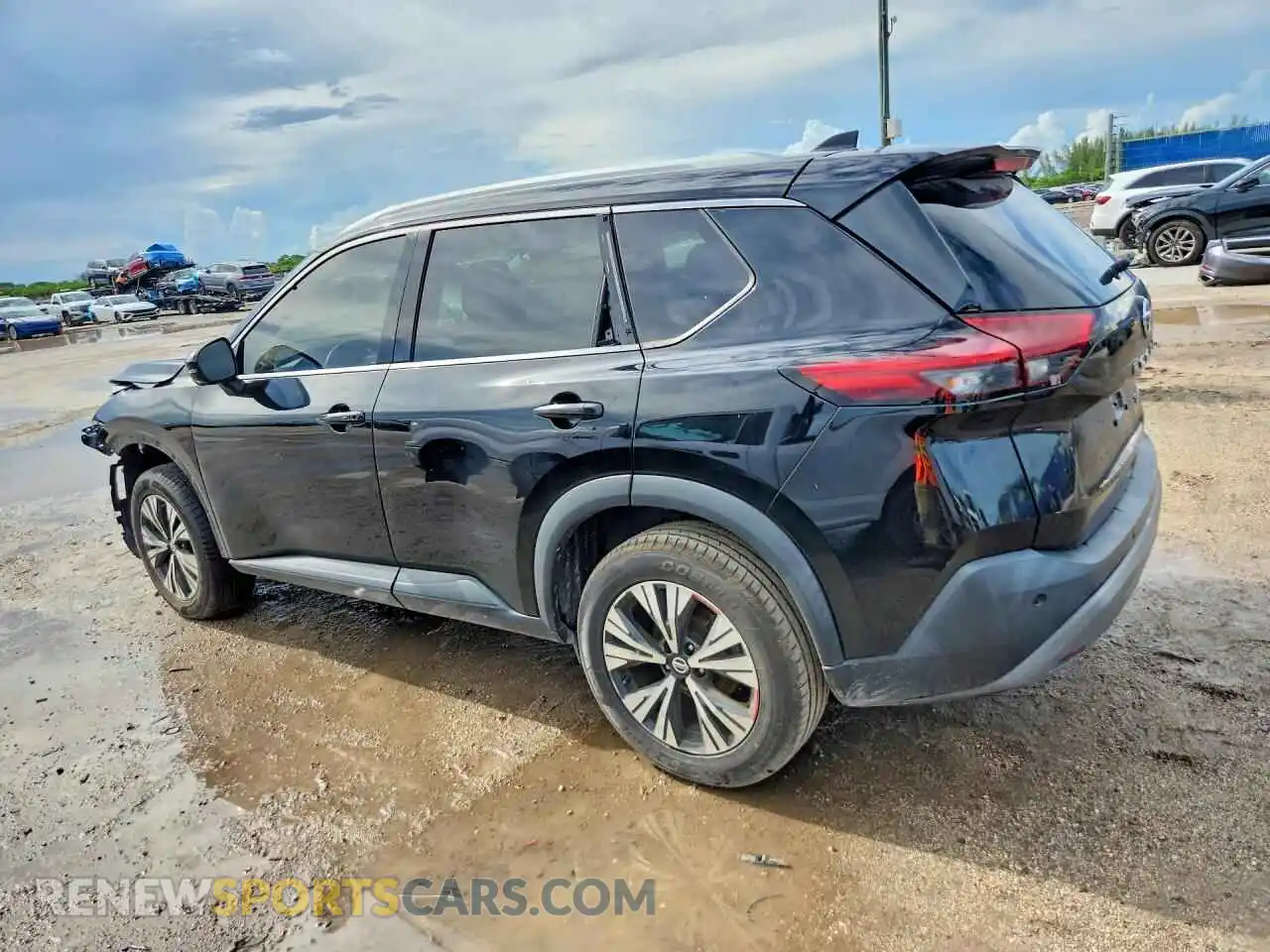 2 Photograph of a damaged car 5N1AT3BB0MC814385 NISSAN ROGUE 2021