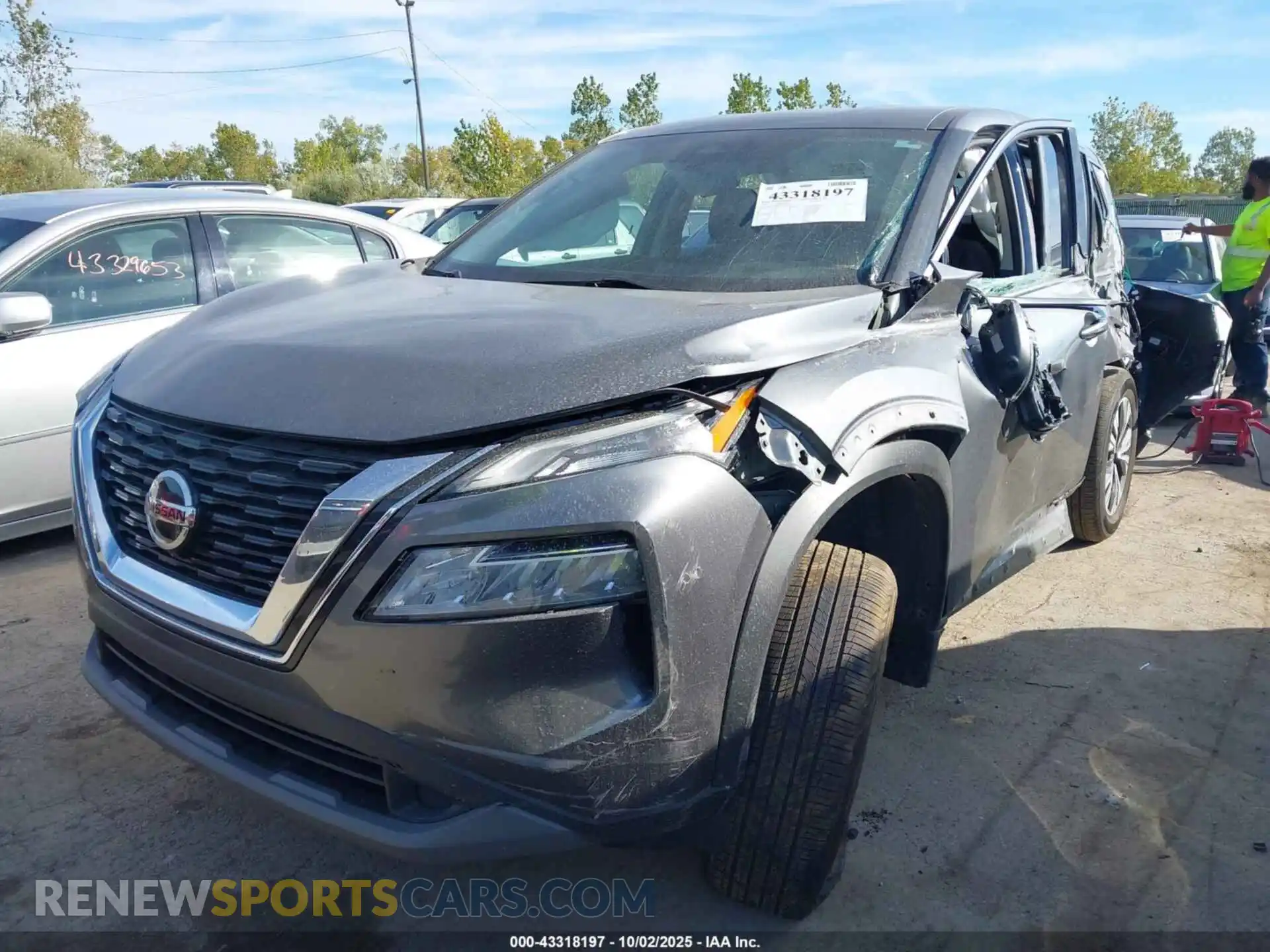 2 Photograph of a damaged car 5N1AT3BB0MC824883 NISSAN ROGUE 2021
