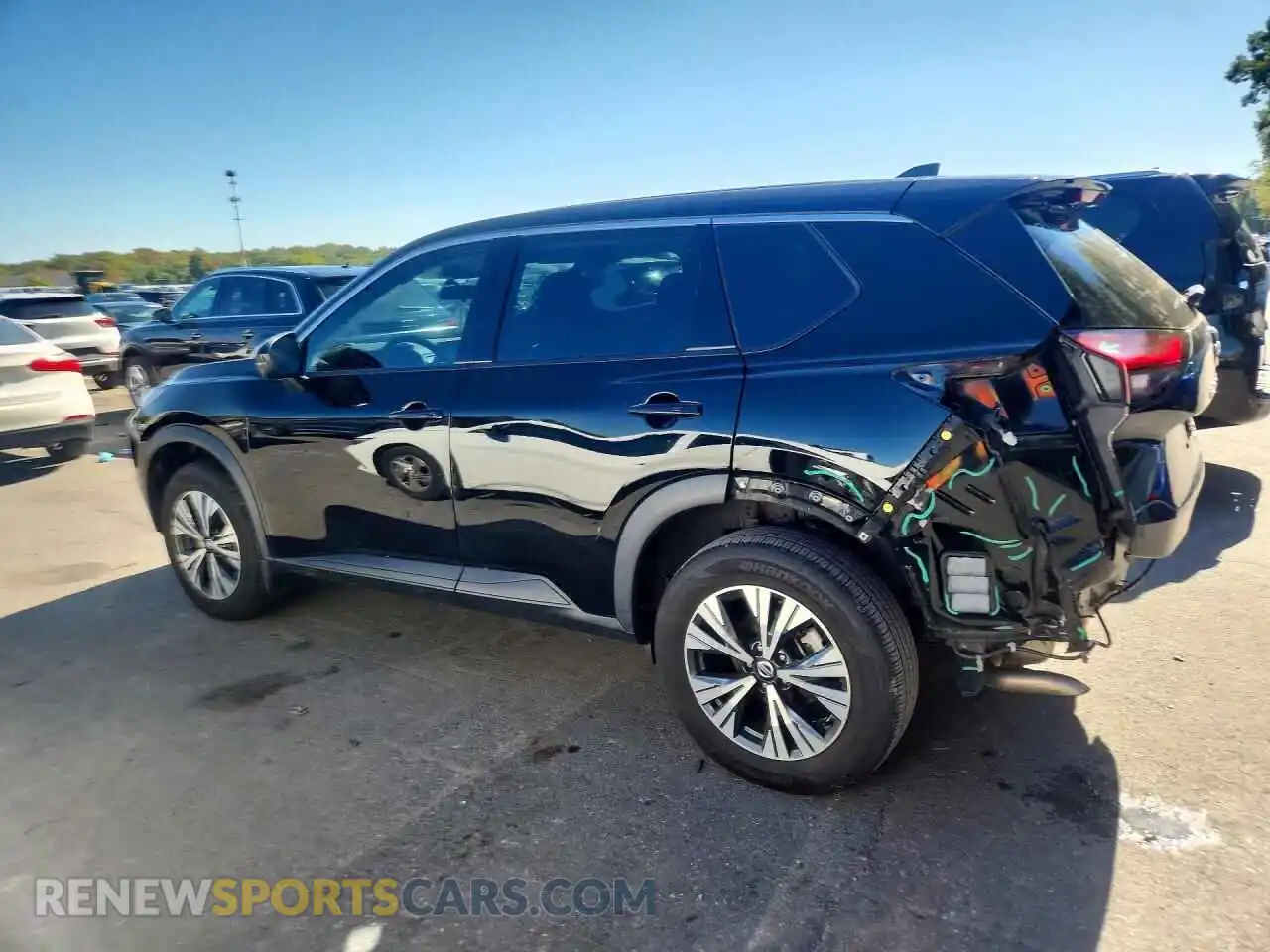 2 fotografías del automóvil dañado 5N1AT3BB0MC836290 NISSAN ROGUE 2021