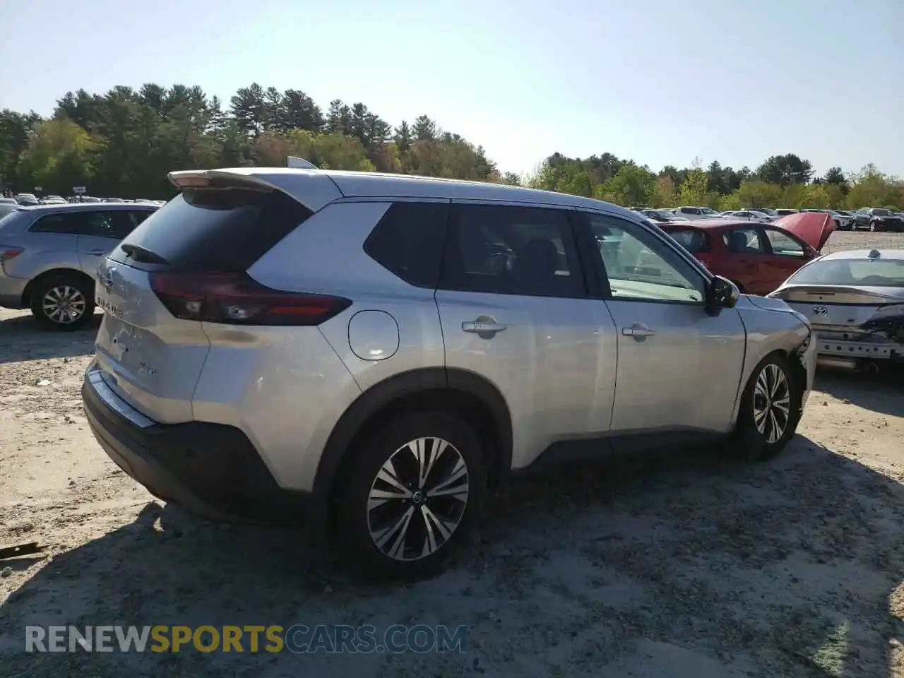 3 Photograph of a damaged car 5N1AT3BB1MC680910 NISSAN ROGUE 2021