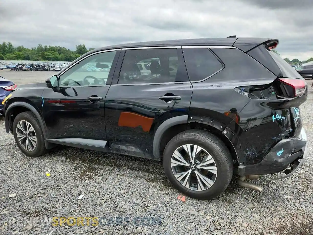 2 Photograph of a damaged car 5N1AT3BB1MC739938 NISSAN ROGUE 2021