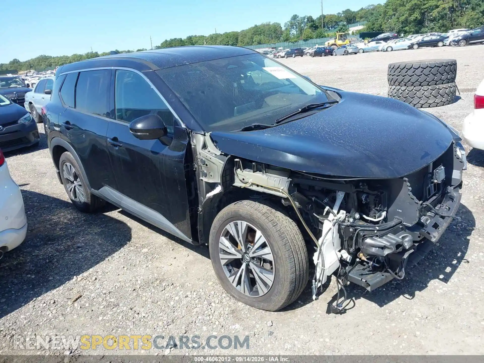 1 Photograph of a damaged car 5N1AT3BB1MC741303 NISSAN ROGUE 2021