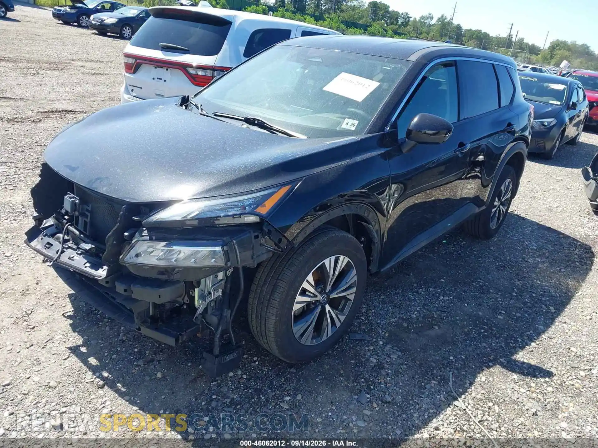 2 Photograph of a damaged car 5N1AT3BB1MC741303 NISSAN ROGUE 2021