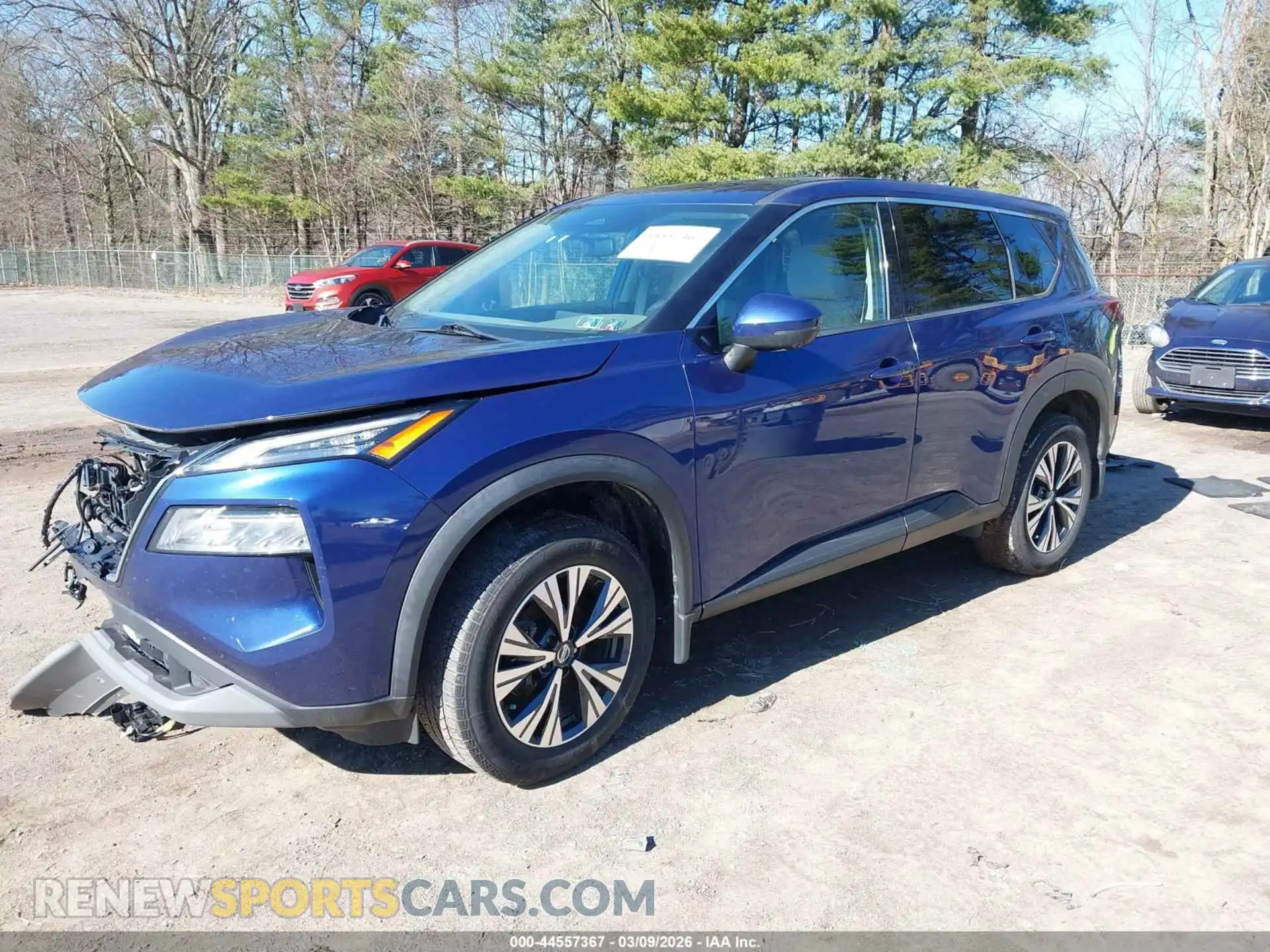 2 Photograph of a damaged car 5N1AT3BB1MC758022 NISSAN ROGUE 2021