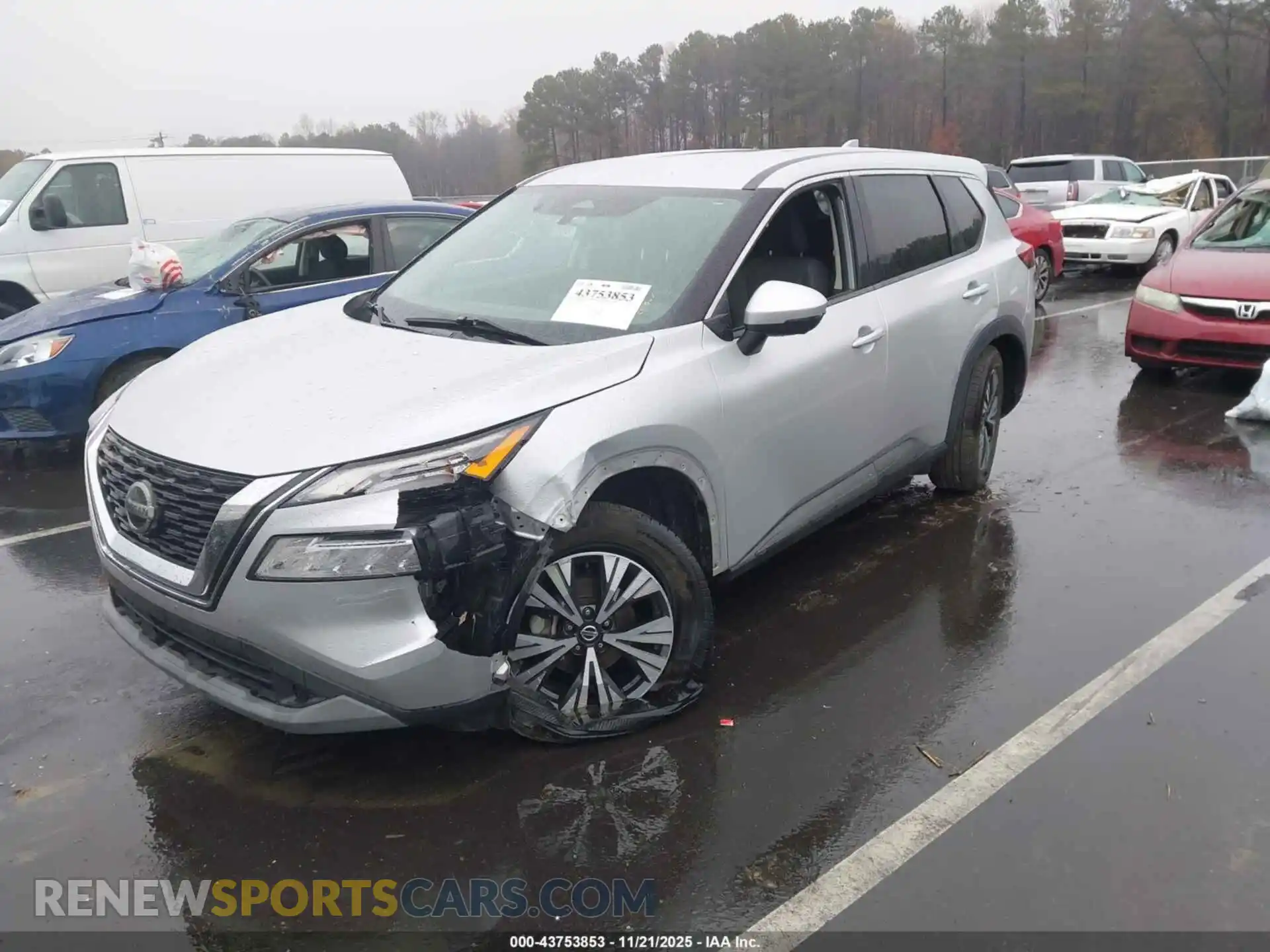 2 Photograph of a damaged car 5N1AT3BB1MC790954 NISSAN ROGUE 2021