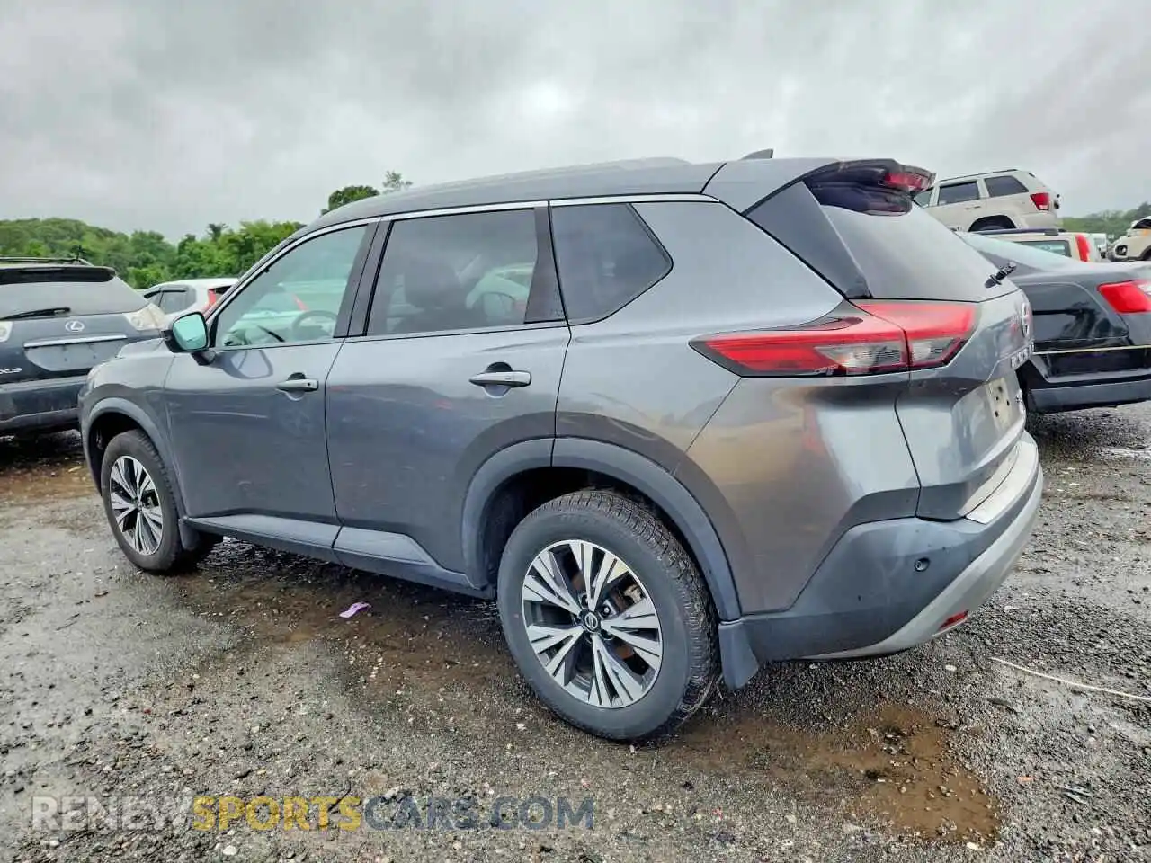 2 Photograph of a damaged car 5N1AT3BB1MC793692 NISSAN ROGUE 2021