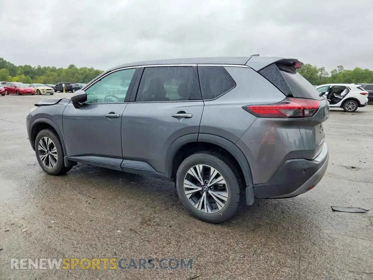 2 Photograph of a damaged car 5N1AT3BB1MC827629 NISSAN ROGUE 2021