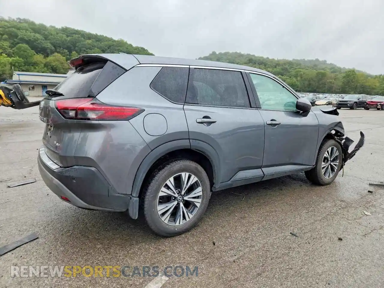 3 Photograph of a damaged car 5N1AT3BB1MC827629 NISSAN ROGUE 2021
