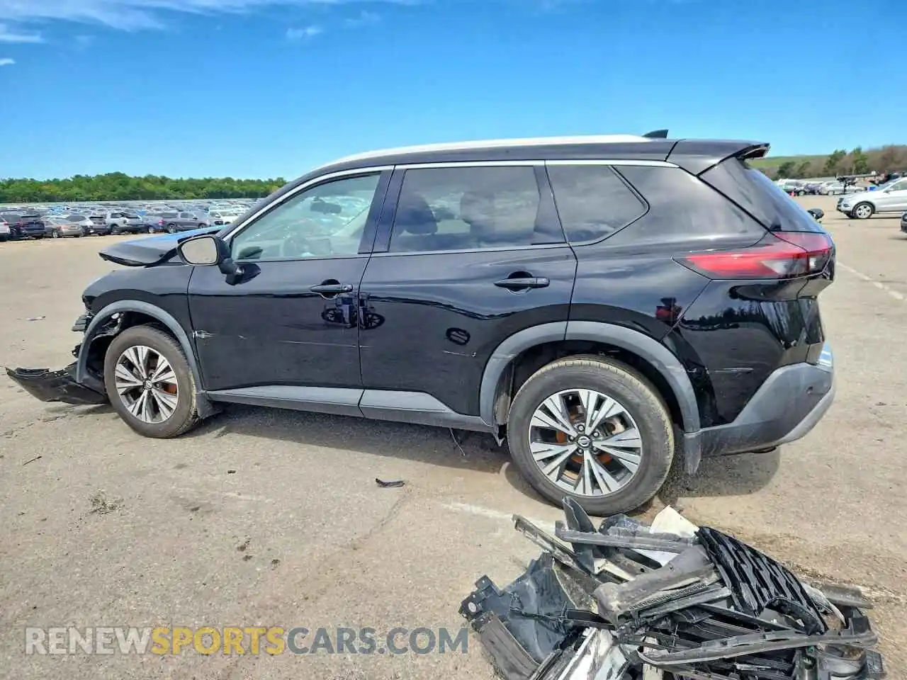 2 Photograph of a damaged car 5N1AT3BB2MC732142 NISSAN ROGUE 2021