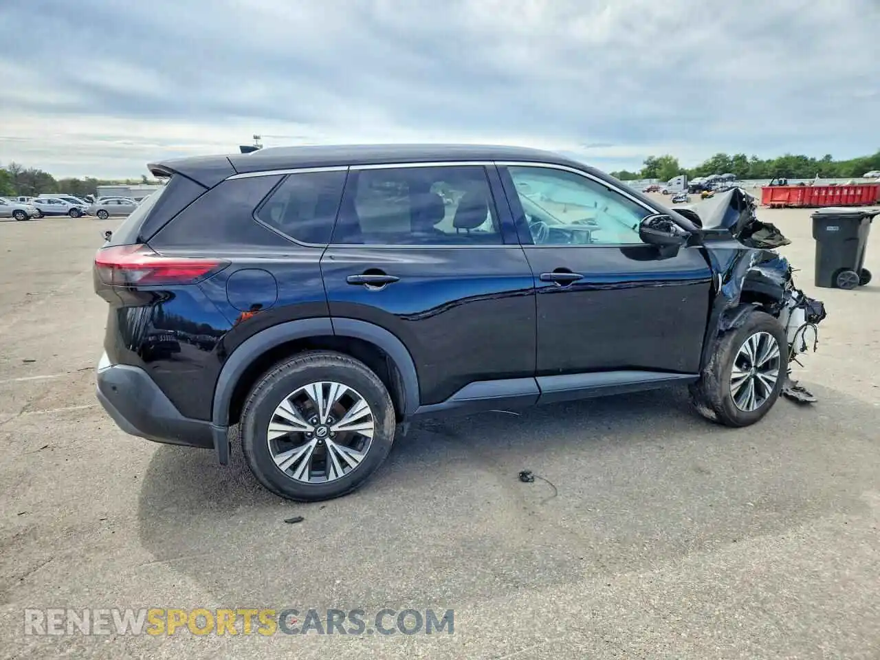 3 Photograph of a damaged car 5N1AT3BB2MC732142 NISSAN ROGUE 2021