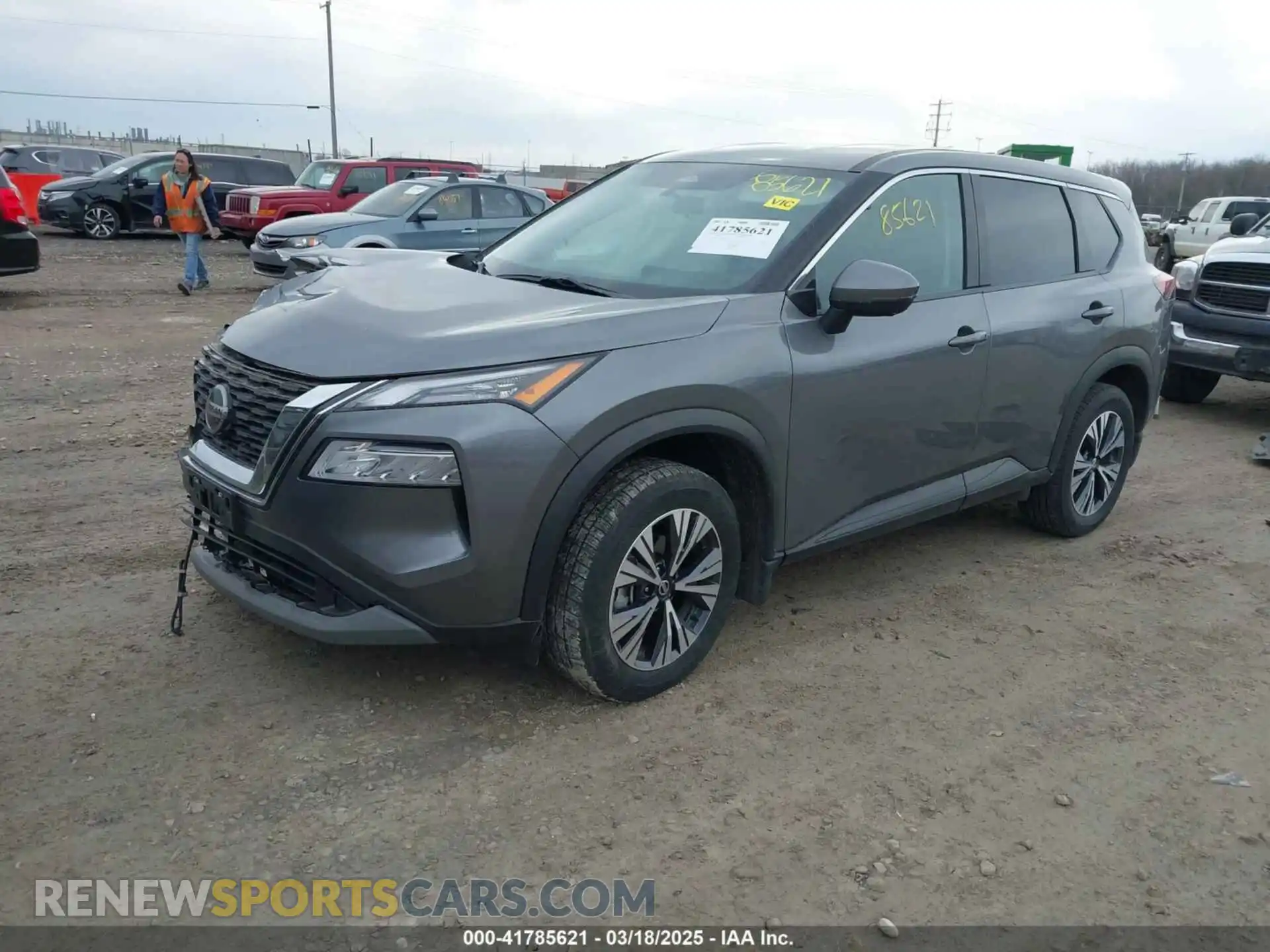2 Photograph of a damaged car 5N1AT3BB3MC720873 NISSAN ROGUE 2021