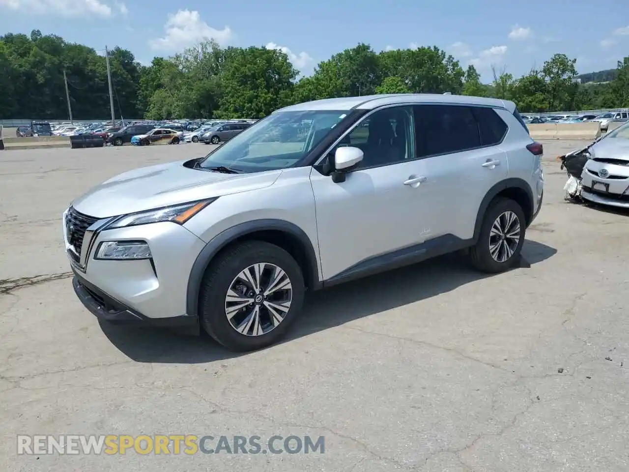 1 Photograph of a damaged car 5N1AT3BB3MC766882 NISSAN ROGUE 2021