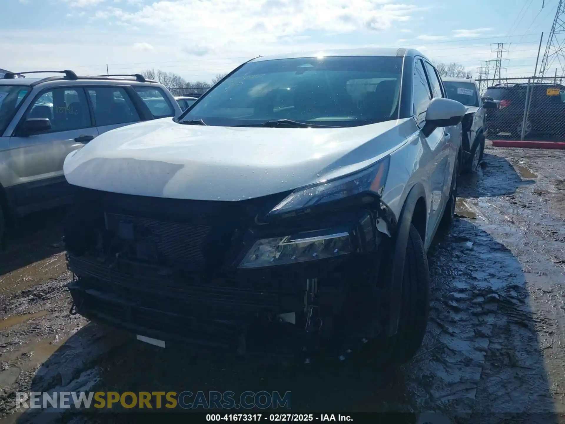 2 Photograph of a damaged car 5N1AT3BB3MC794035 NISSAN ROGUE 2021