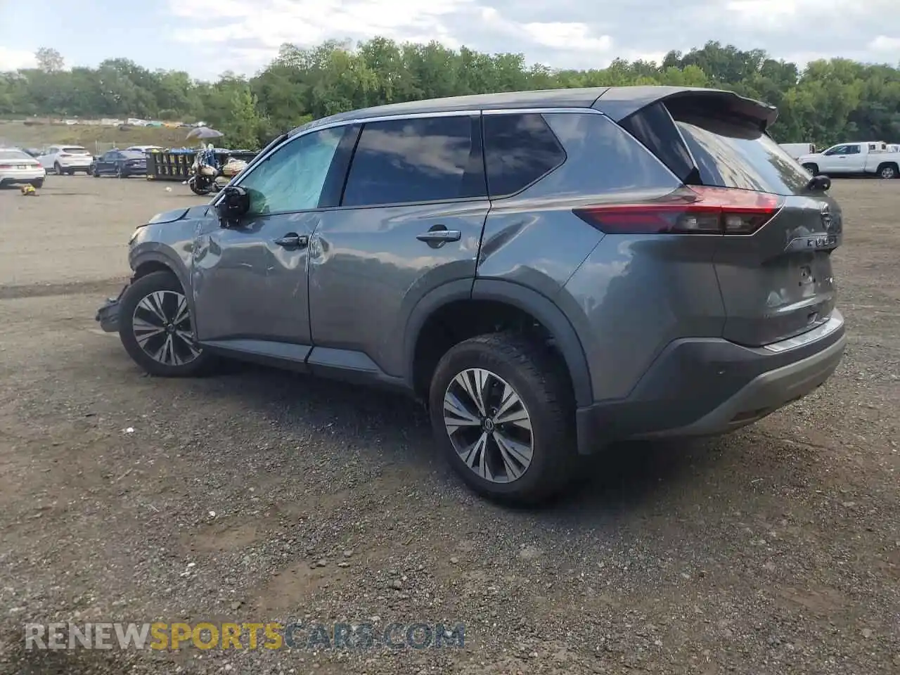 2 Photograph of a damaged car 5N1AT3BB3MC818401 NISSAN ROGUE 2021
