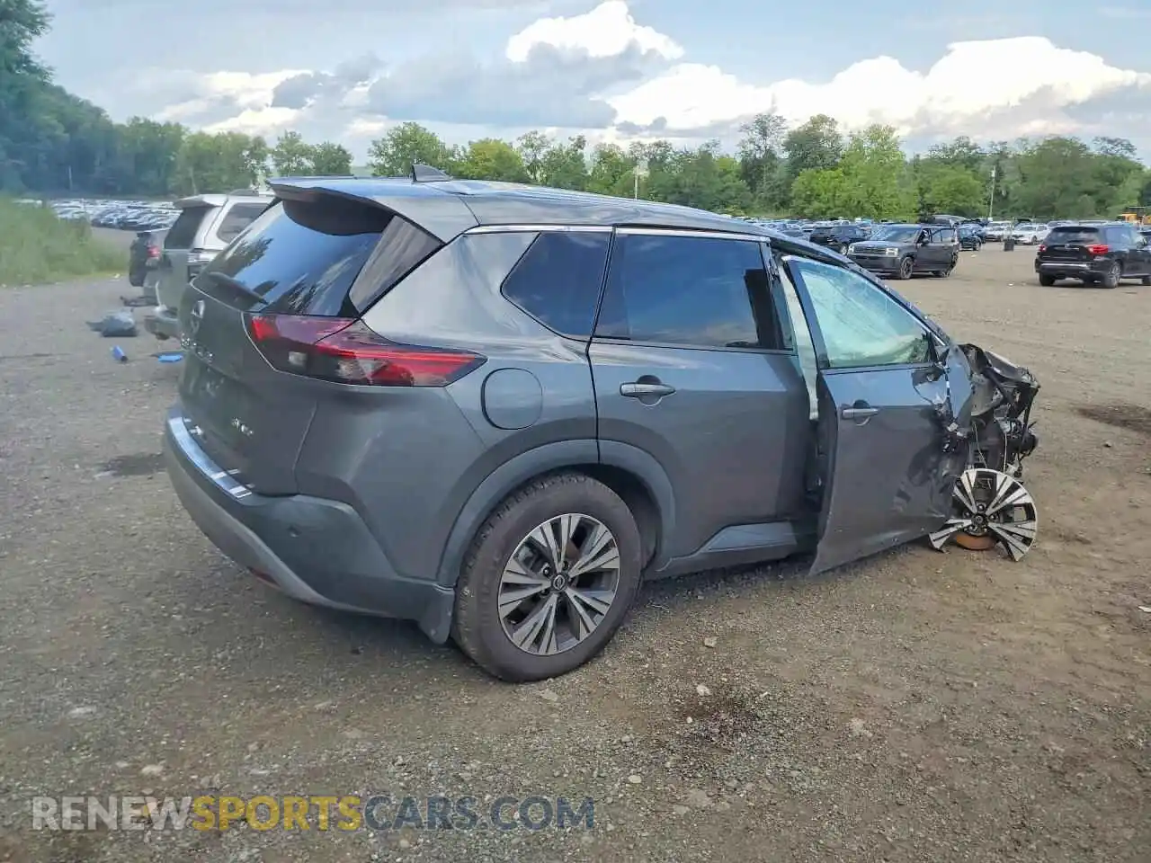 3 Photograph of a damaged car 5N1AT3BB3MC818401 NISSAN ROGUE 2021