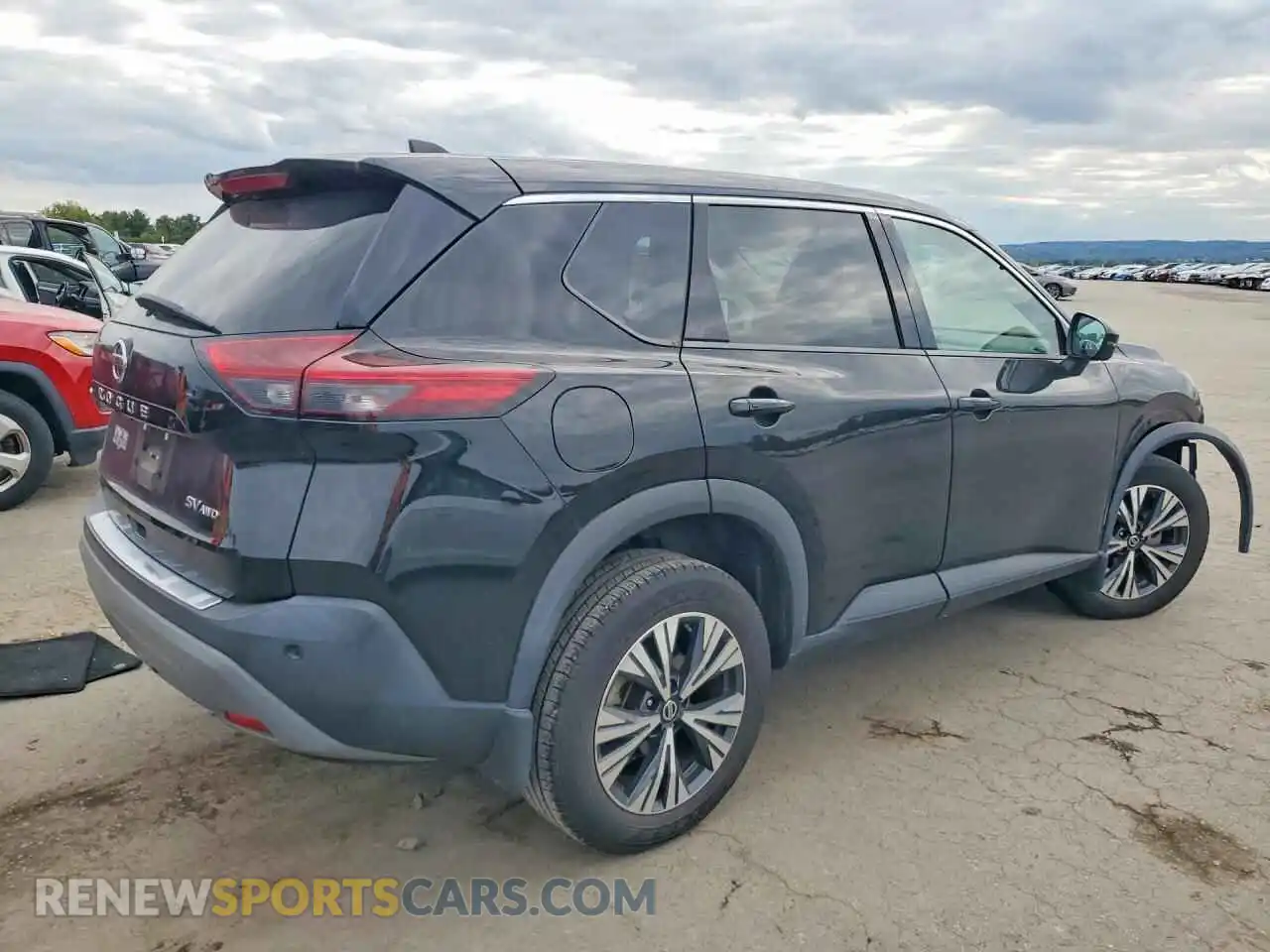 3 Photograph of a damaged car 5N1AT3BB3MC834453 NISSAN ROGUE 2021