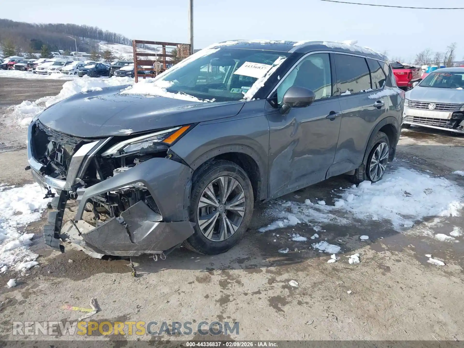 2 Photograph of a damaged car 5N1AT3BB3MC838129 NISSAN ROGUE 2021