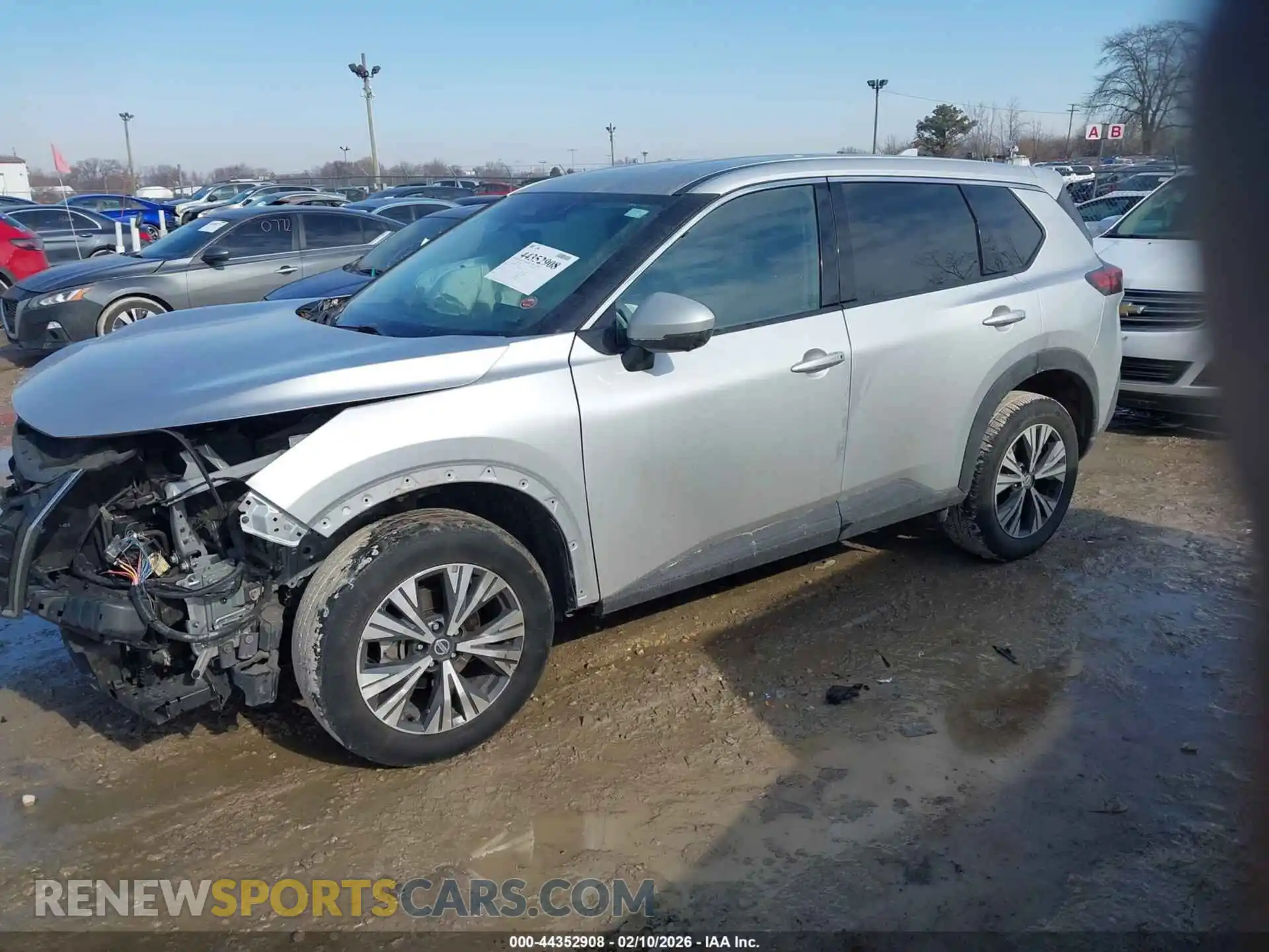 2 fotografías del automóvil dañado 5N1AT3BB4MC718307 NISSAN ROGUE 2021