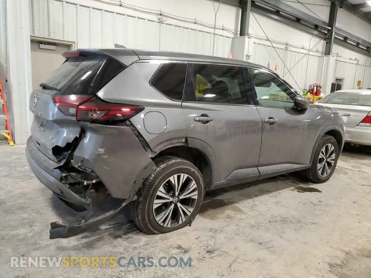 3 Photograph of a damaged car 5N1AT3BB4MC719778 NISSAN ROGUE 2021