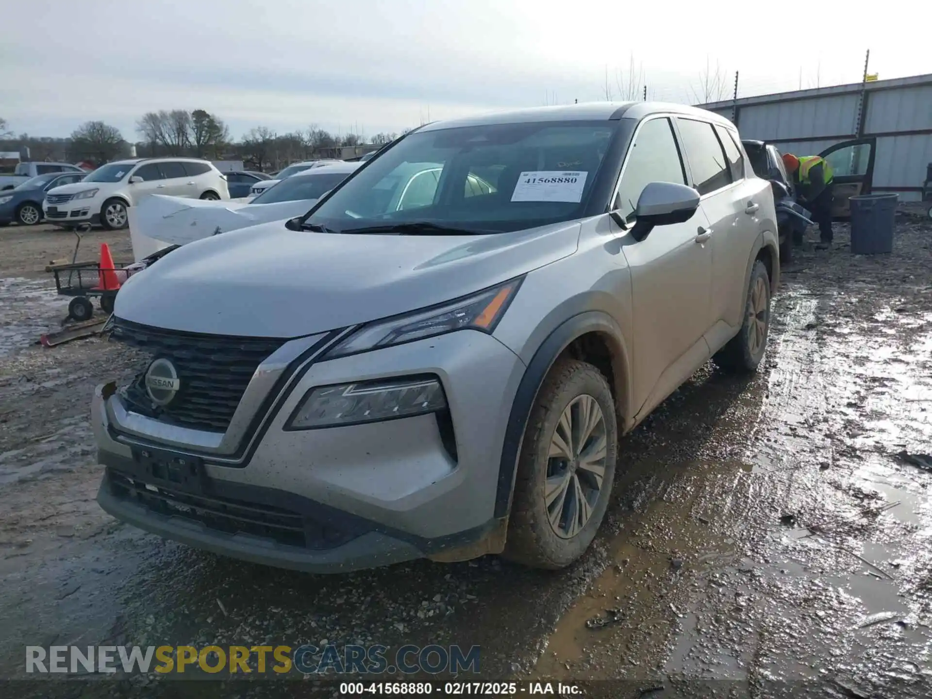 2 Photograph of a damaged car 5N1AT3BB4MC719845 NISSAN ROGUE 2021