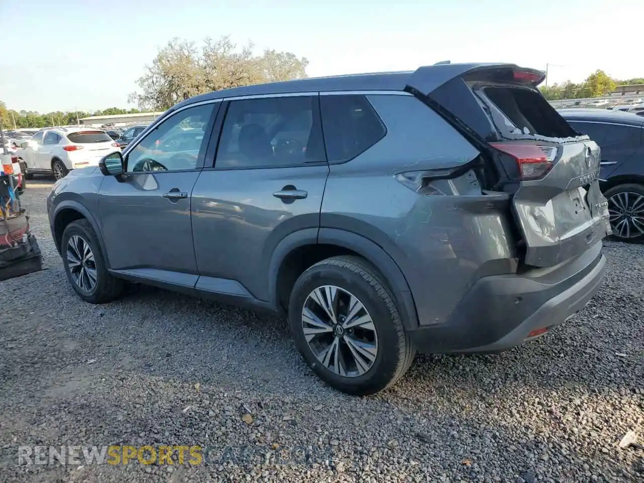 2 Photograph of a damaged car 5N1AT3BB4MC734345 NISSAN ROGUE 2021